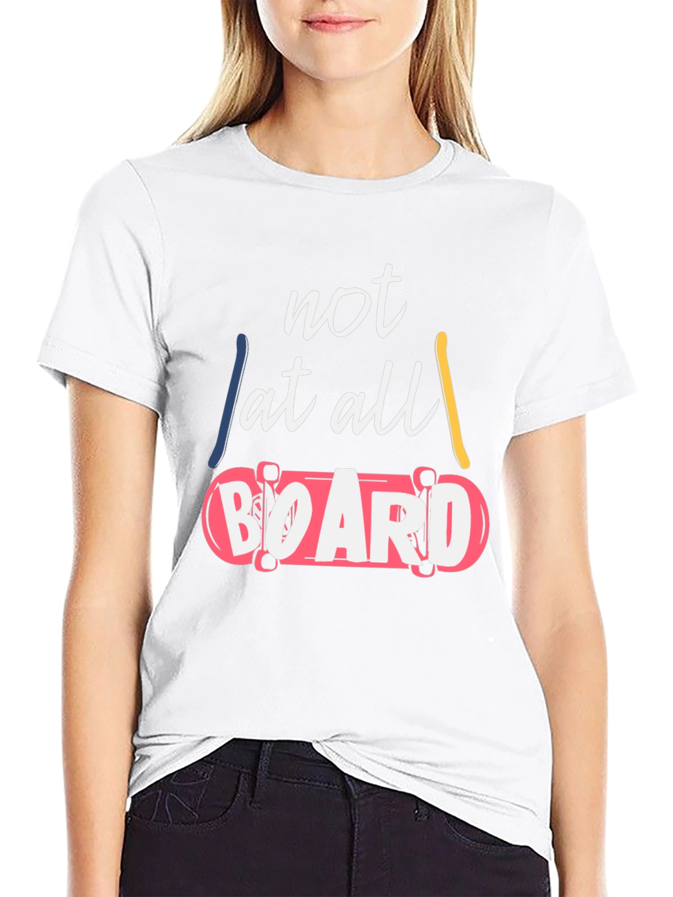 Not At All Board Graphic T-Shirt