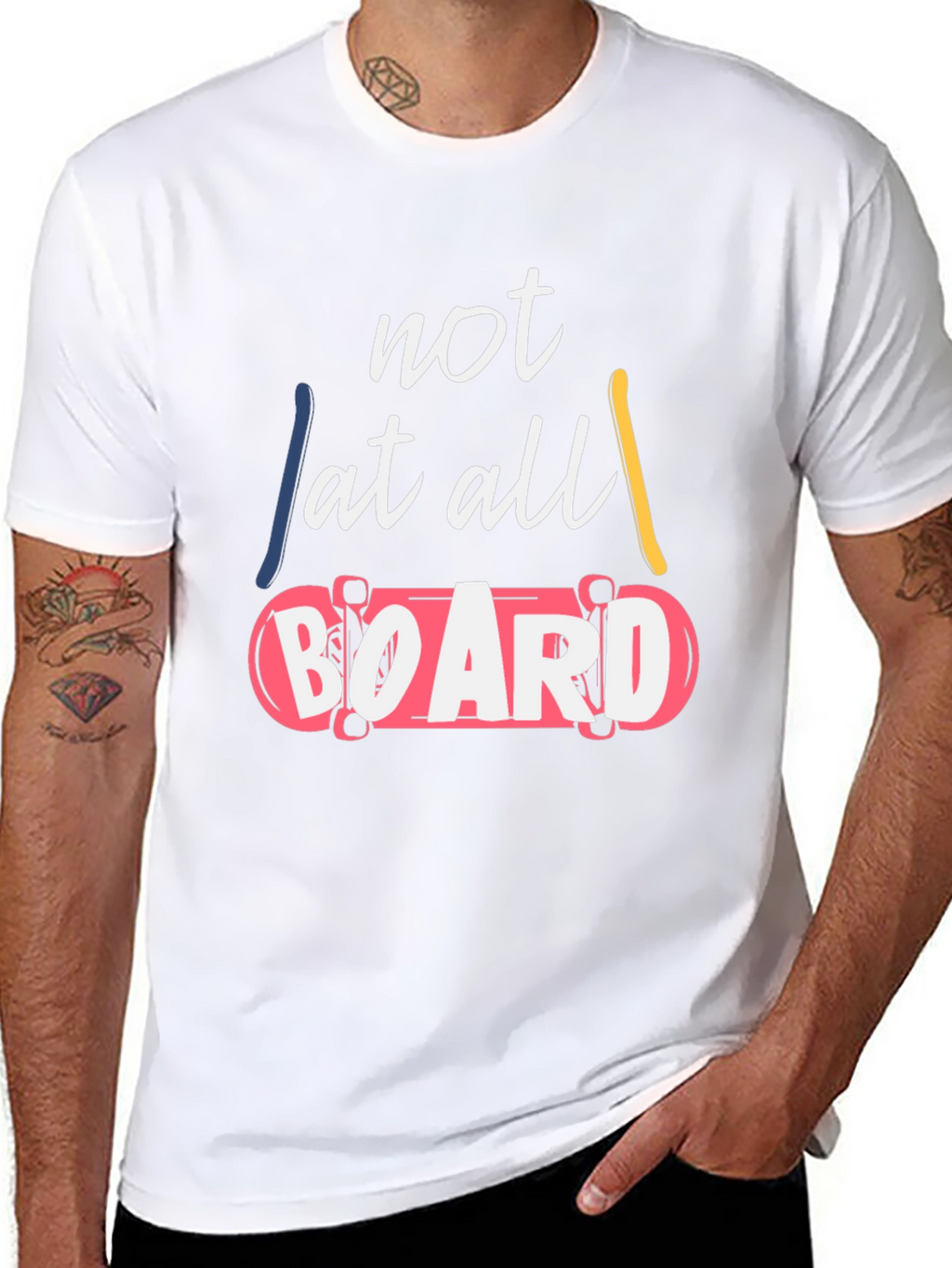 Not At All Board Graphic T-Shirt