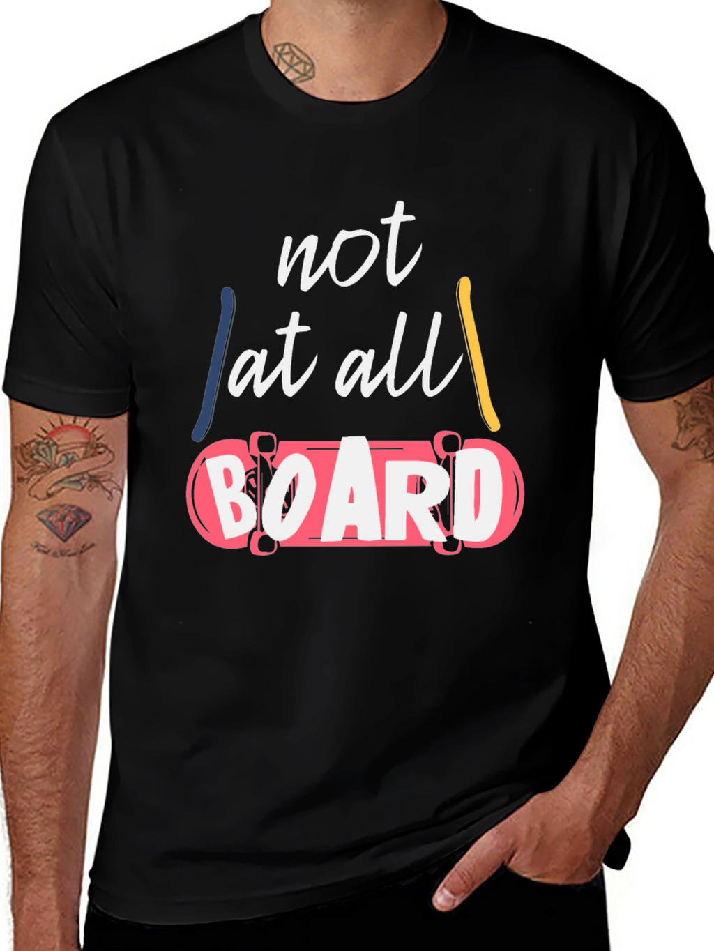 Not At All Board Graphic T-Shirt