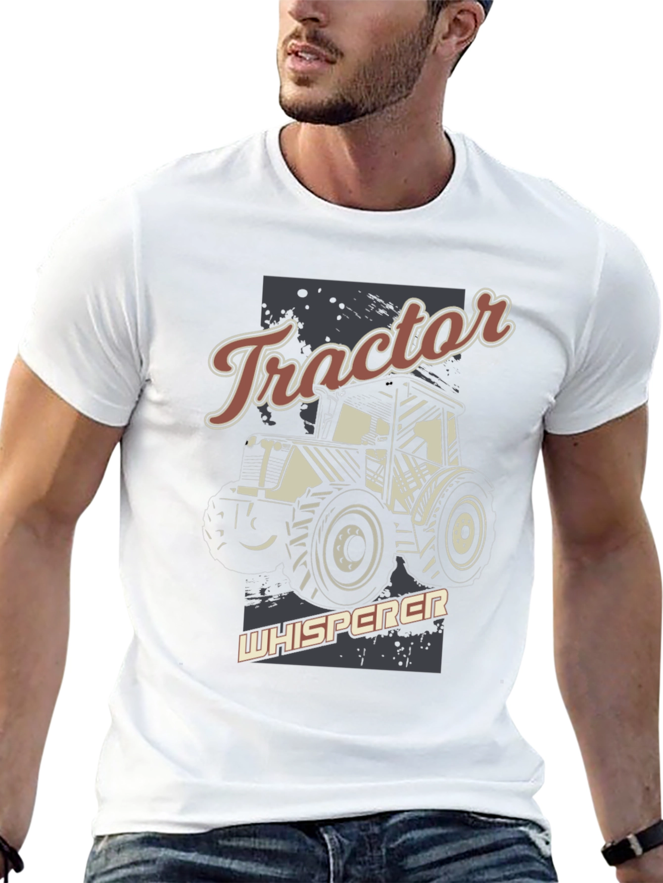 Tractor Whisperer Graphic T-Shirt - Farmer Style