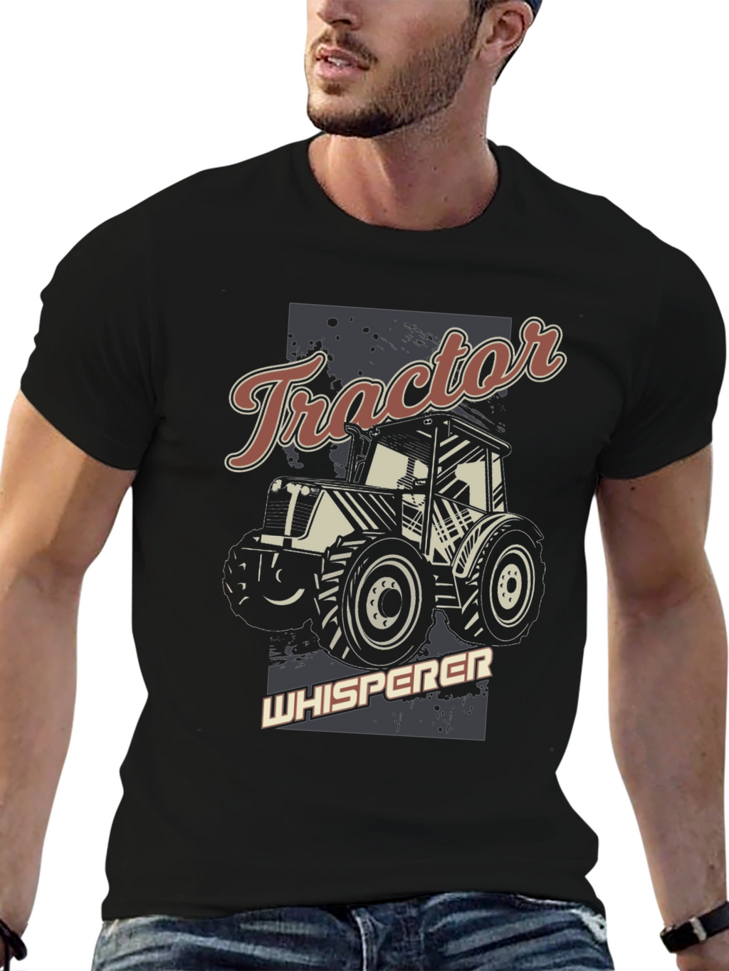 Tractor Whisperer Graphic T-Shirt - Farmer Style