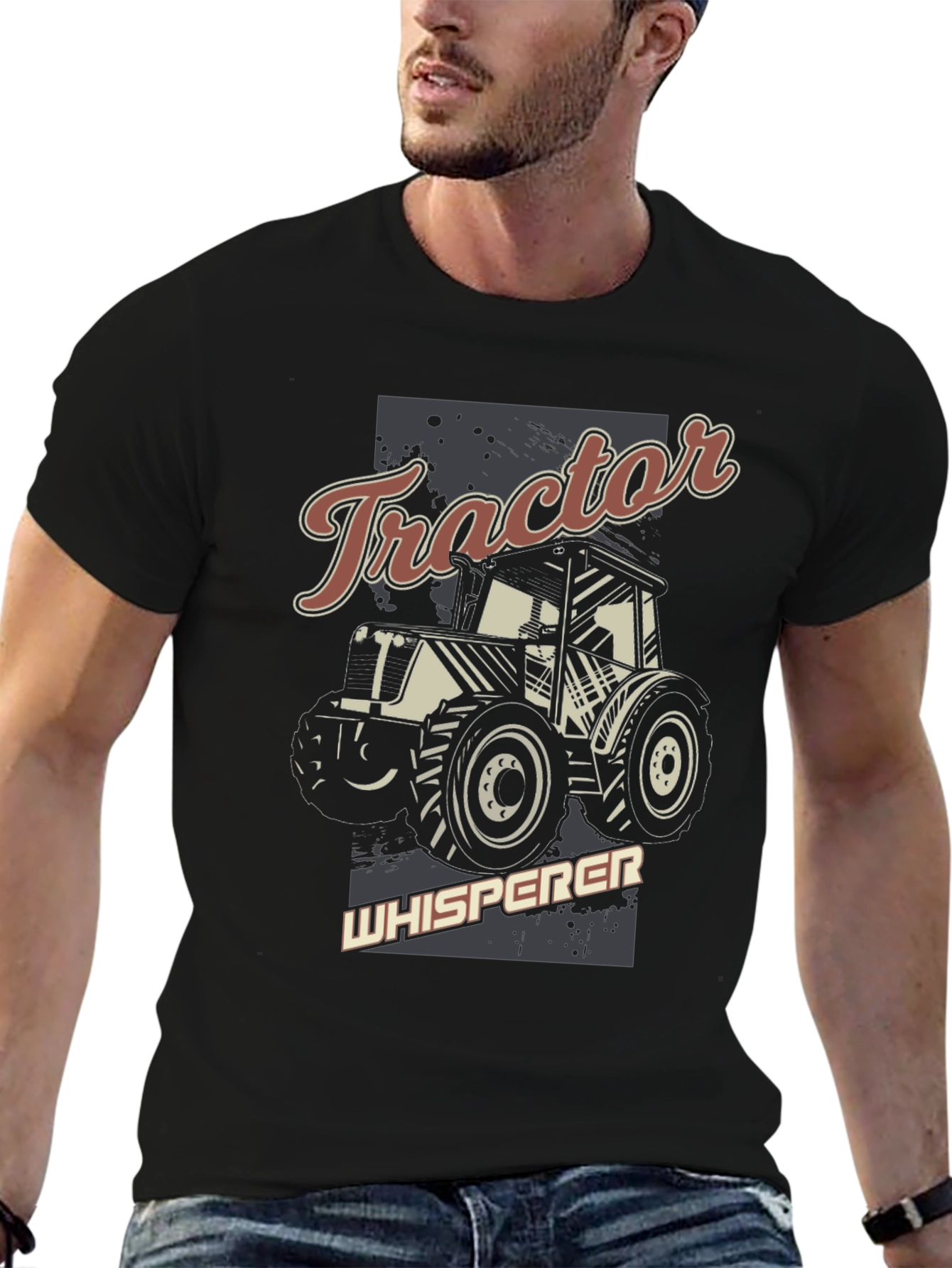 Tractor Whisperer Graphic T-Shirt - Farmer Style