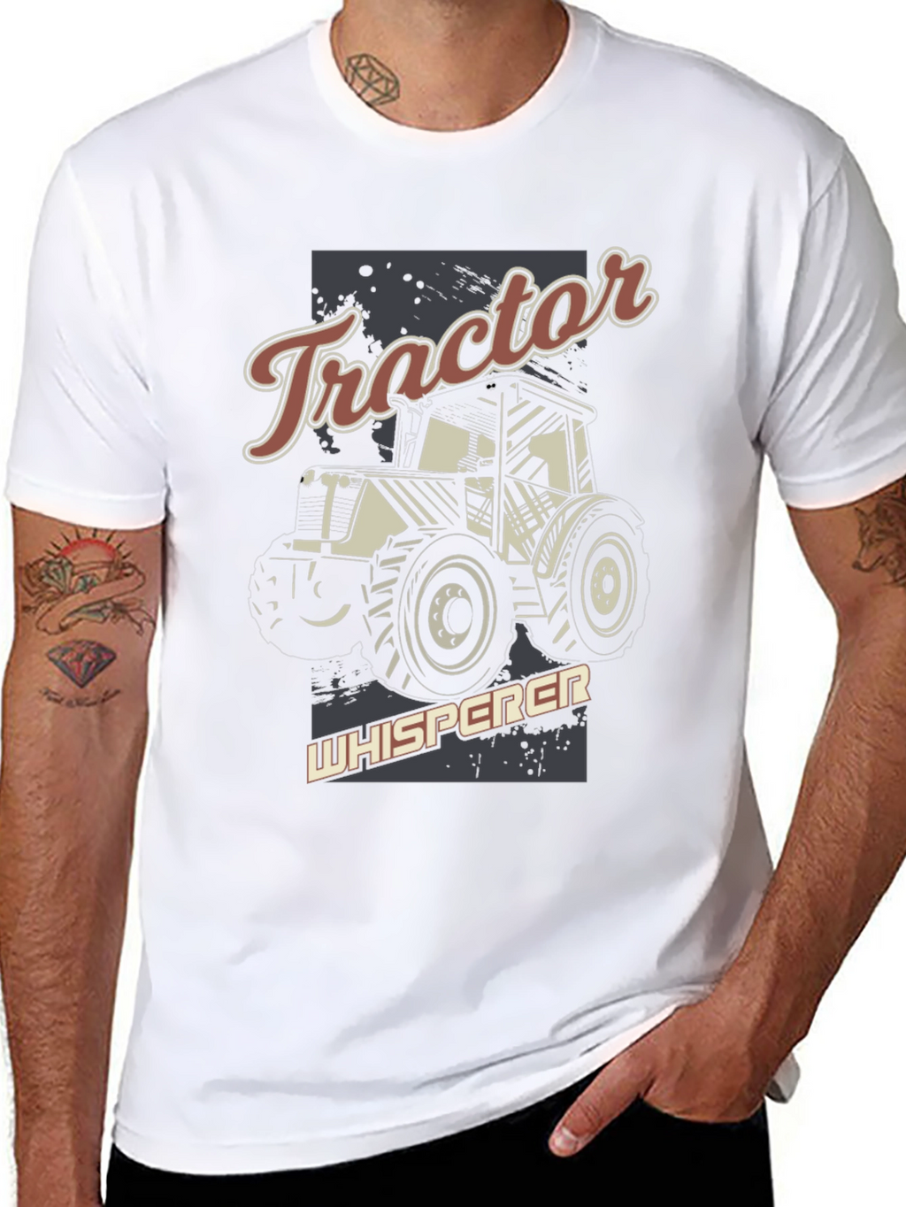 Tractor Whisperer Graphic T-Shirt - Farmer Style