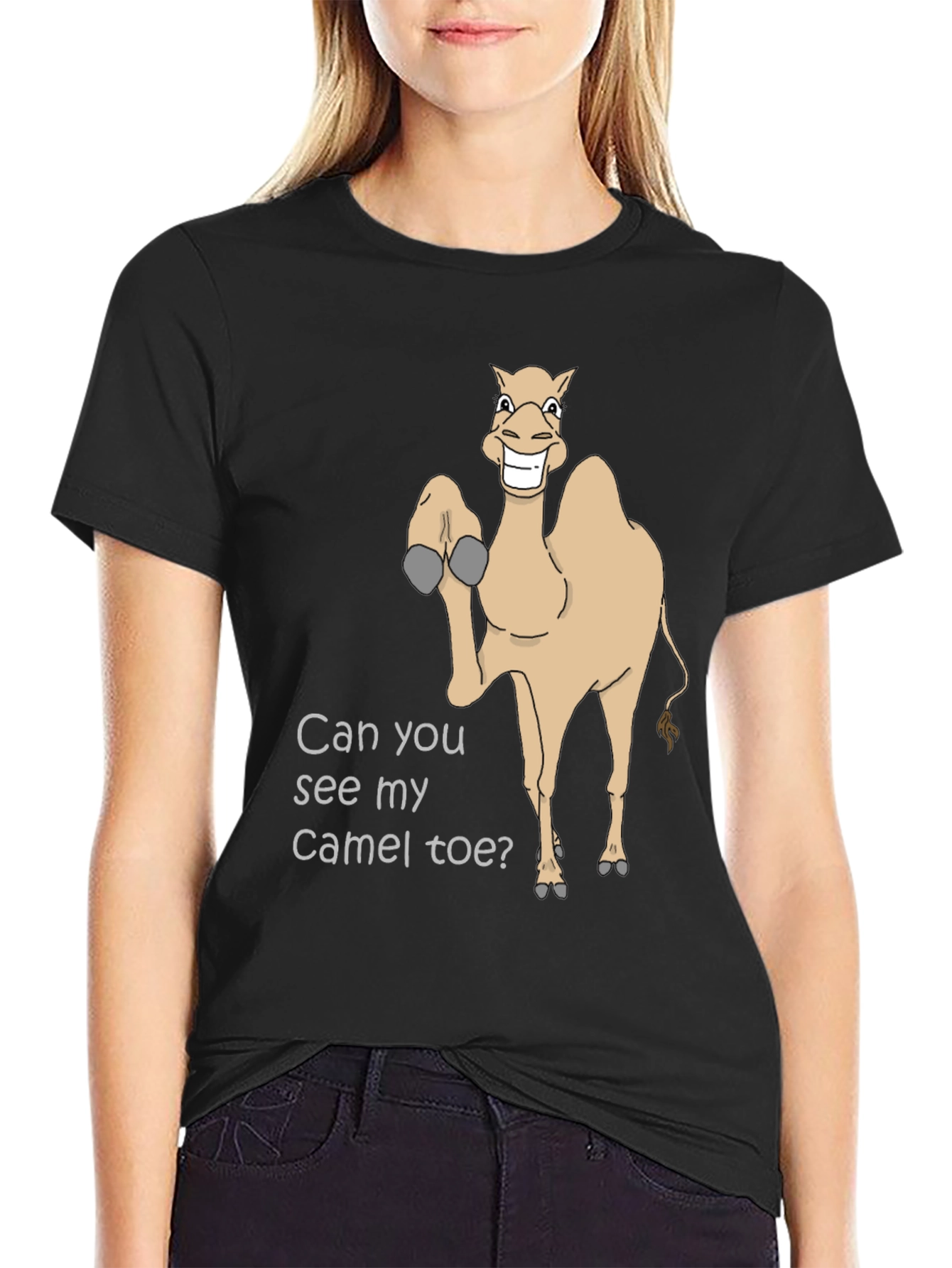 Funny Camel Toe Graphic Tee