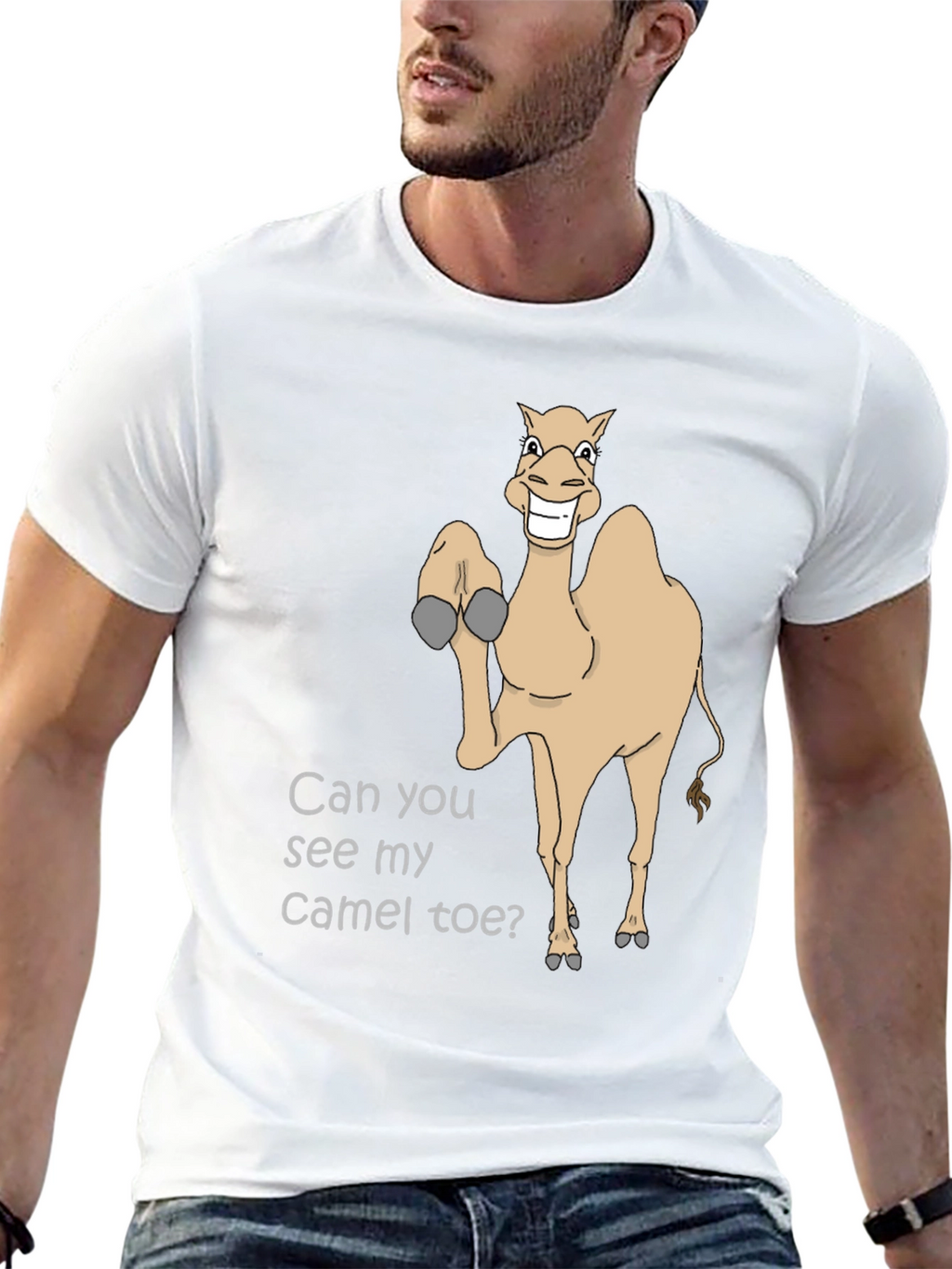Funny Camel Toe Graphic Tee