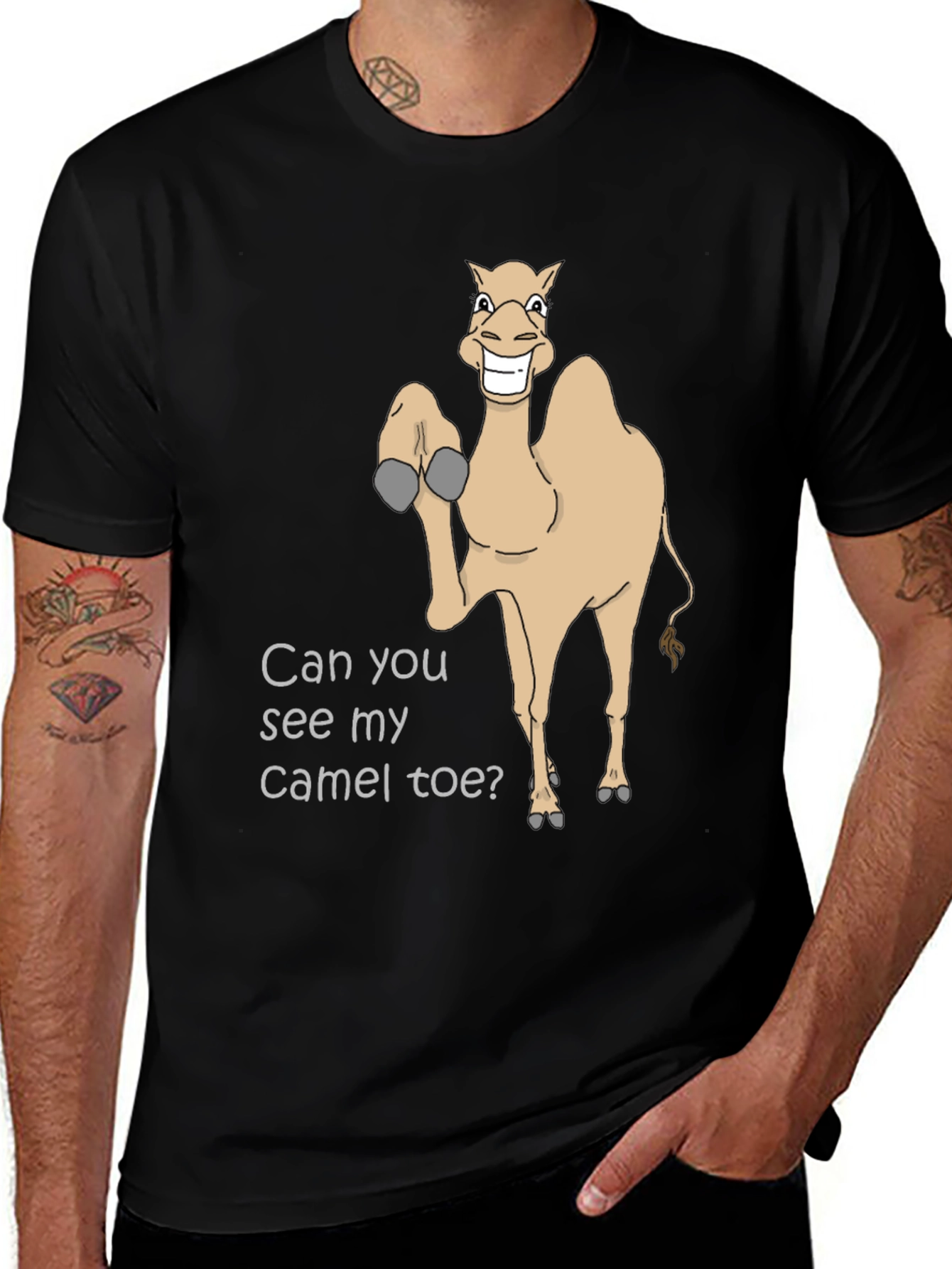 Funny Camel Toe Graphic Tee