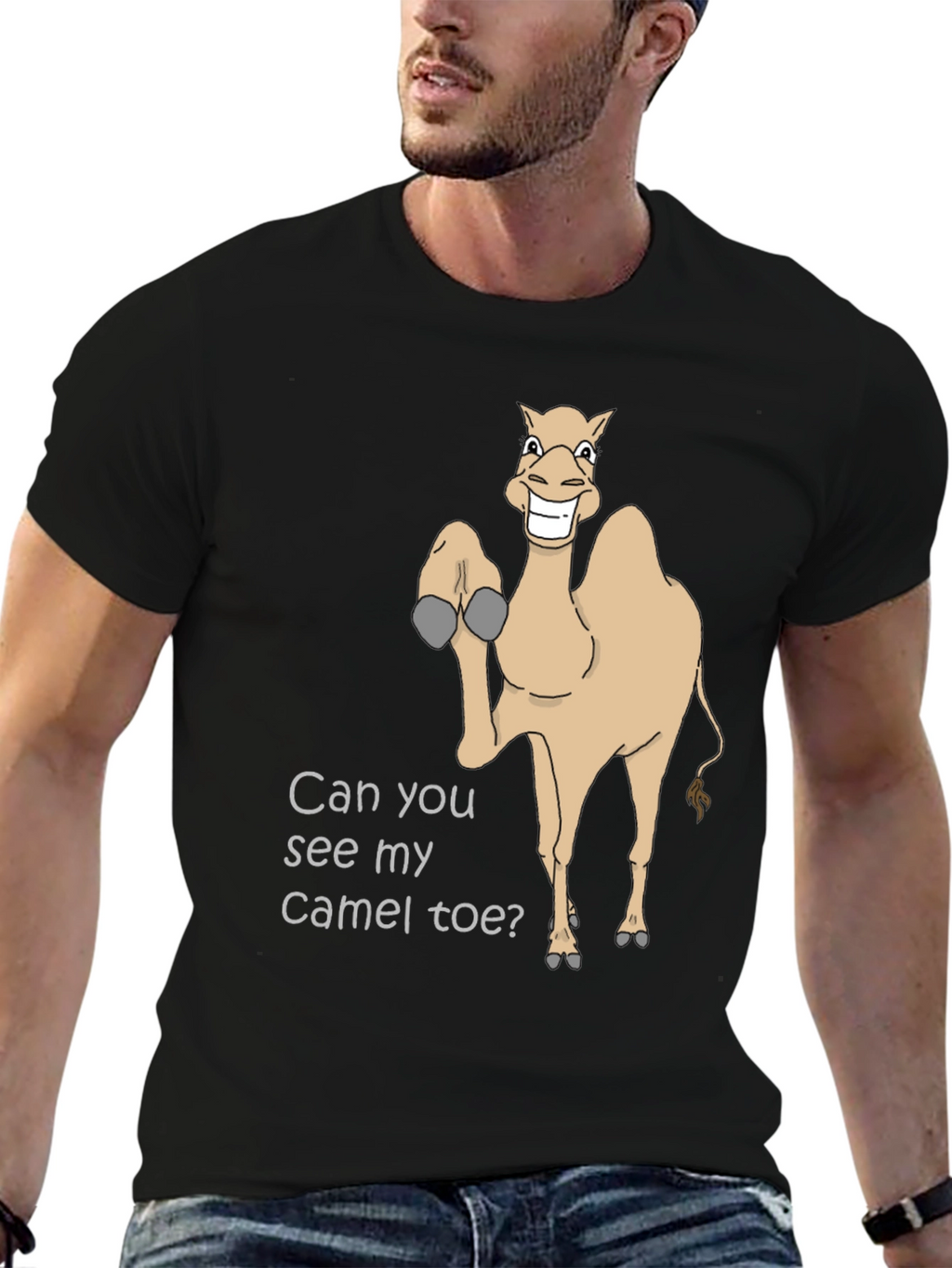 Funny Camel Toe Graphic Tee