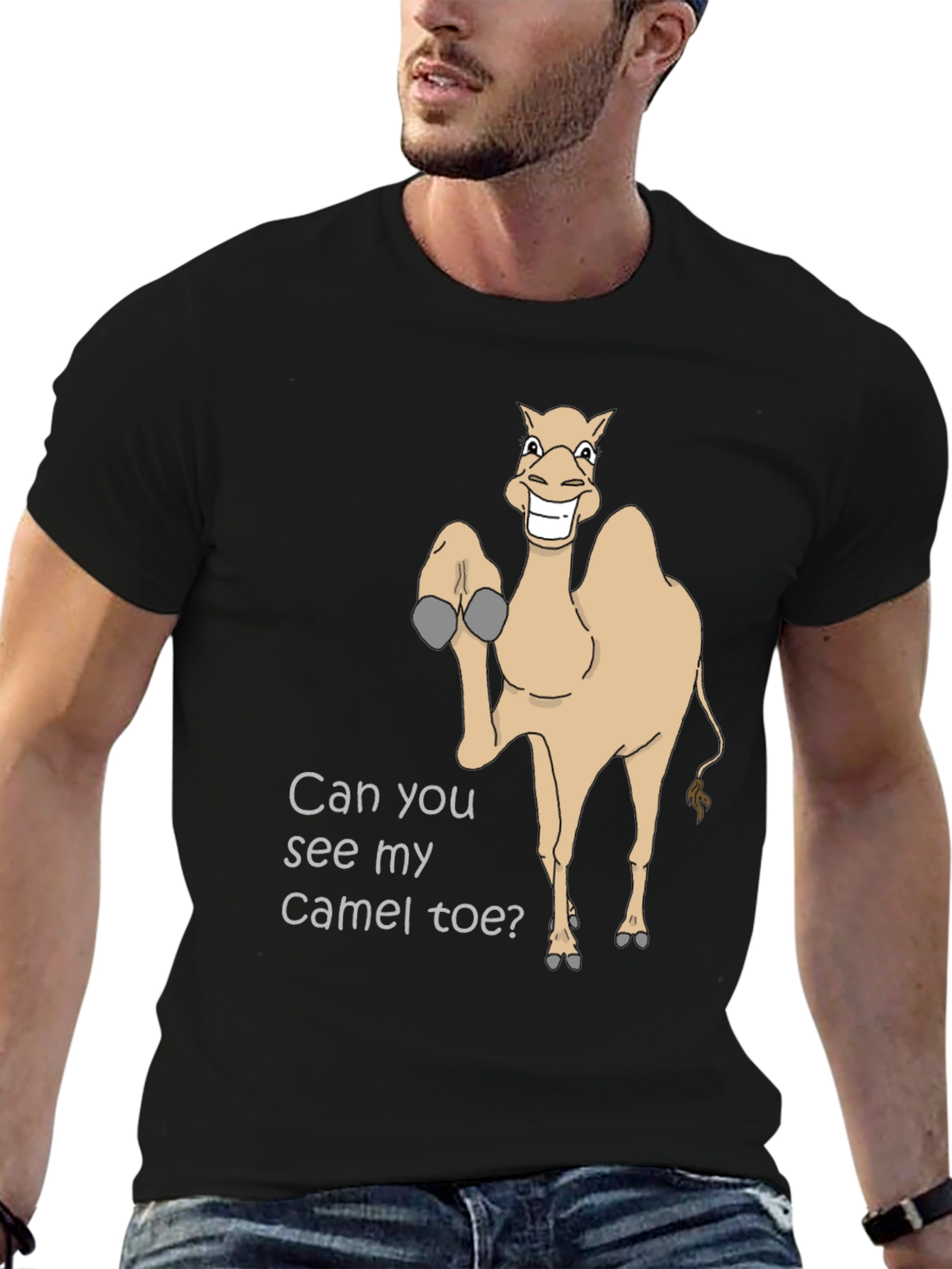 Funny Camel Toe Graphic Tee