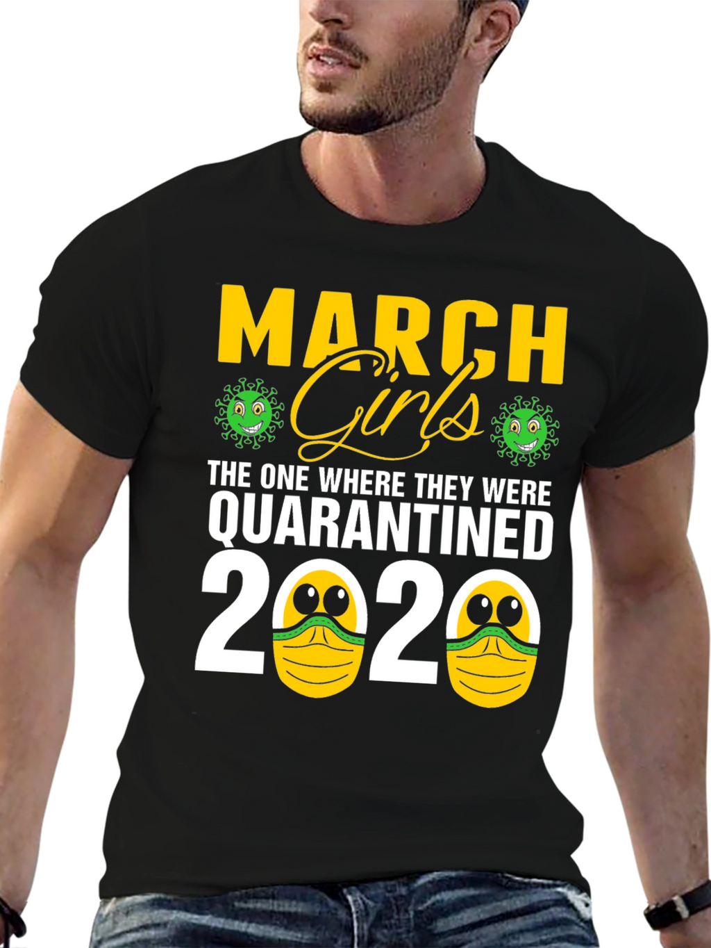 March Girls Quarantined 2020 Graphic Tee