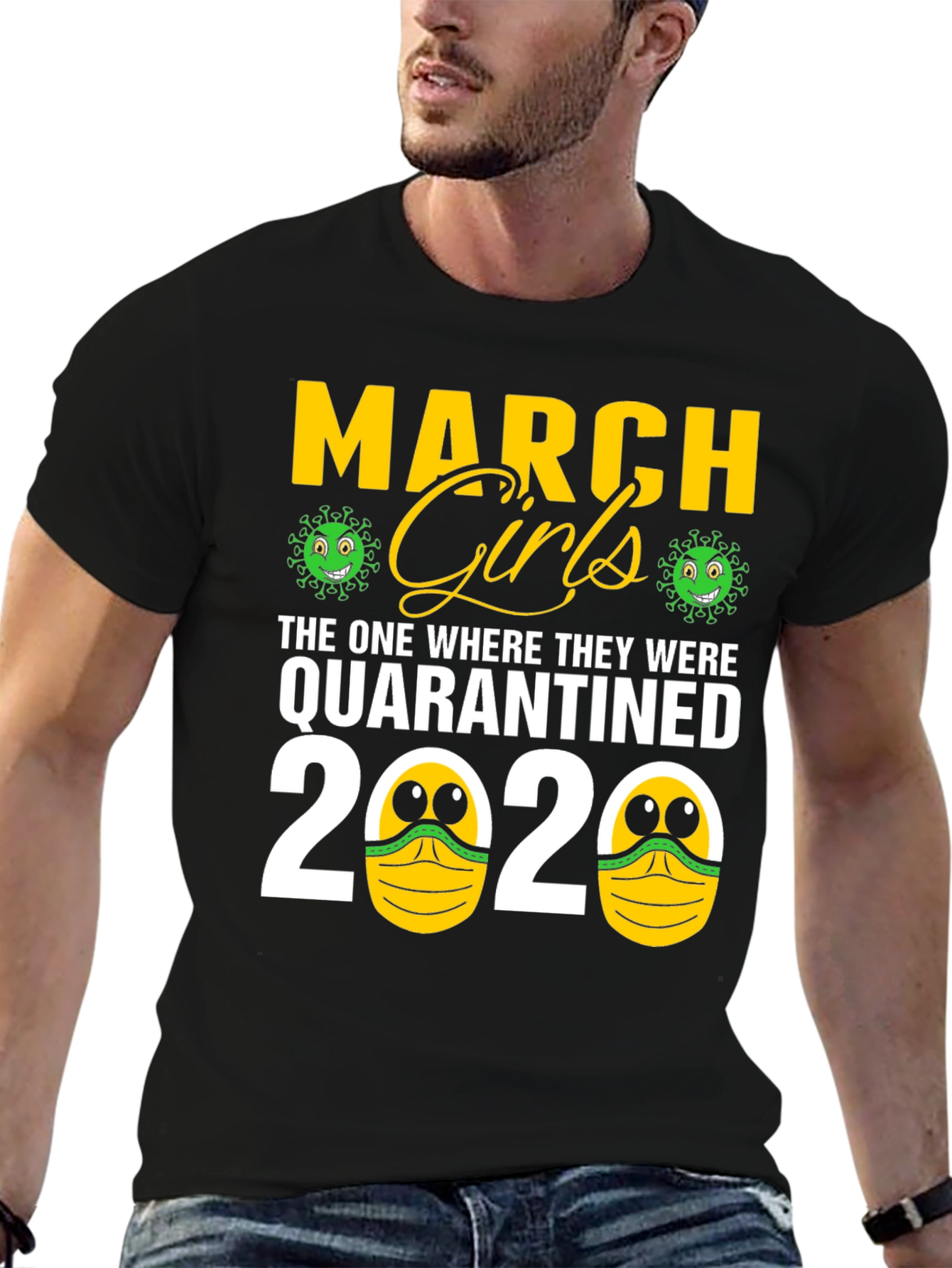 March Girls Quarantined 2020 Graphic Tee