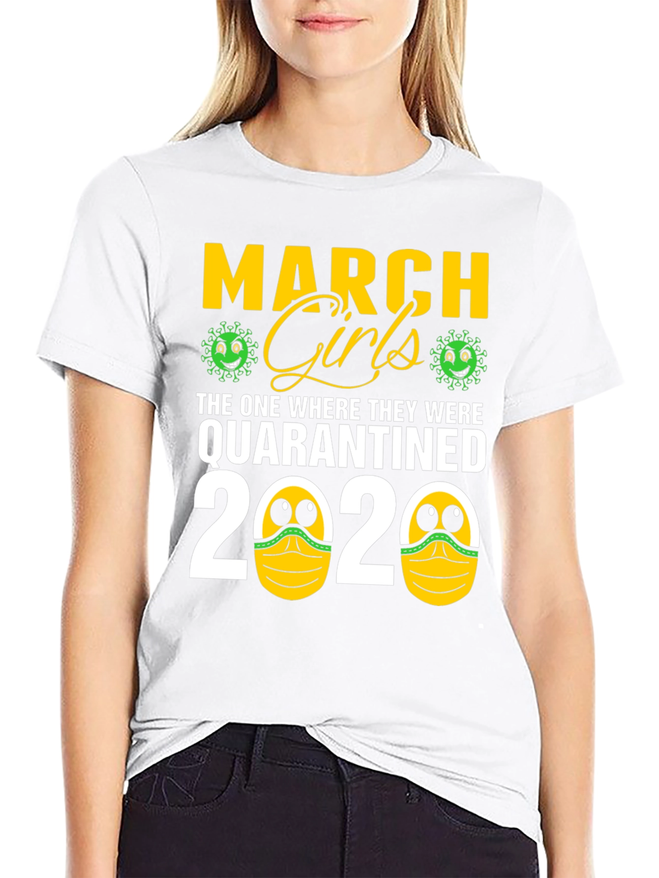 March Girls Quarantined 2020 Graphic Tee