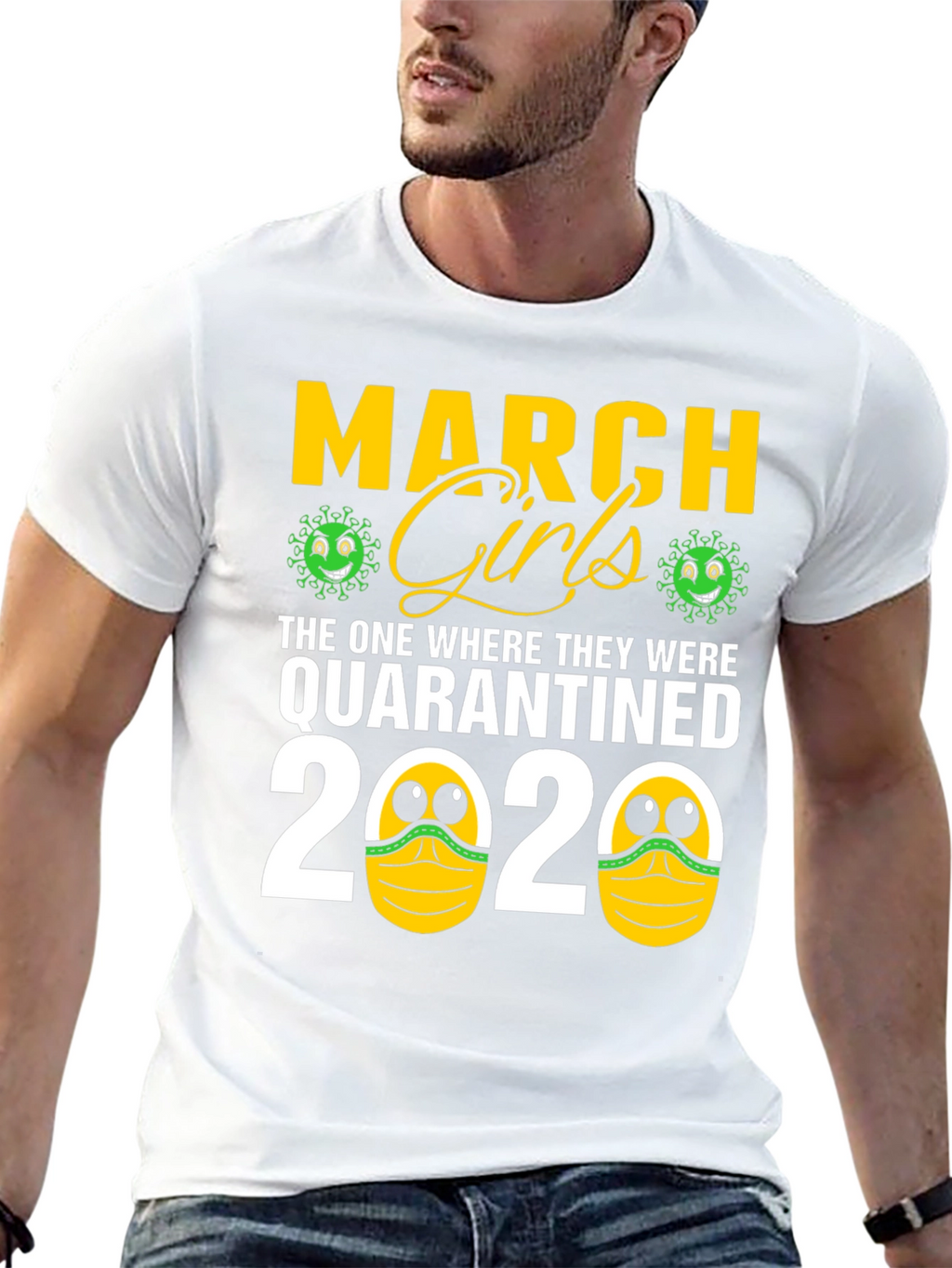 March Girls Quarantined 2020 Graphic Tee