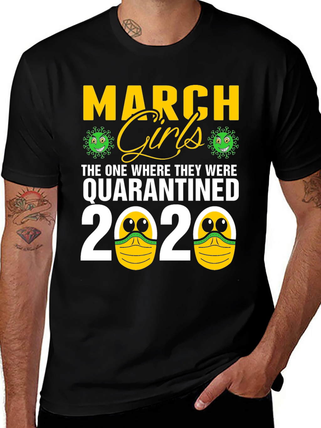 March Girls Quarantined 2020 Graphic Tee