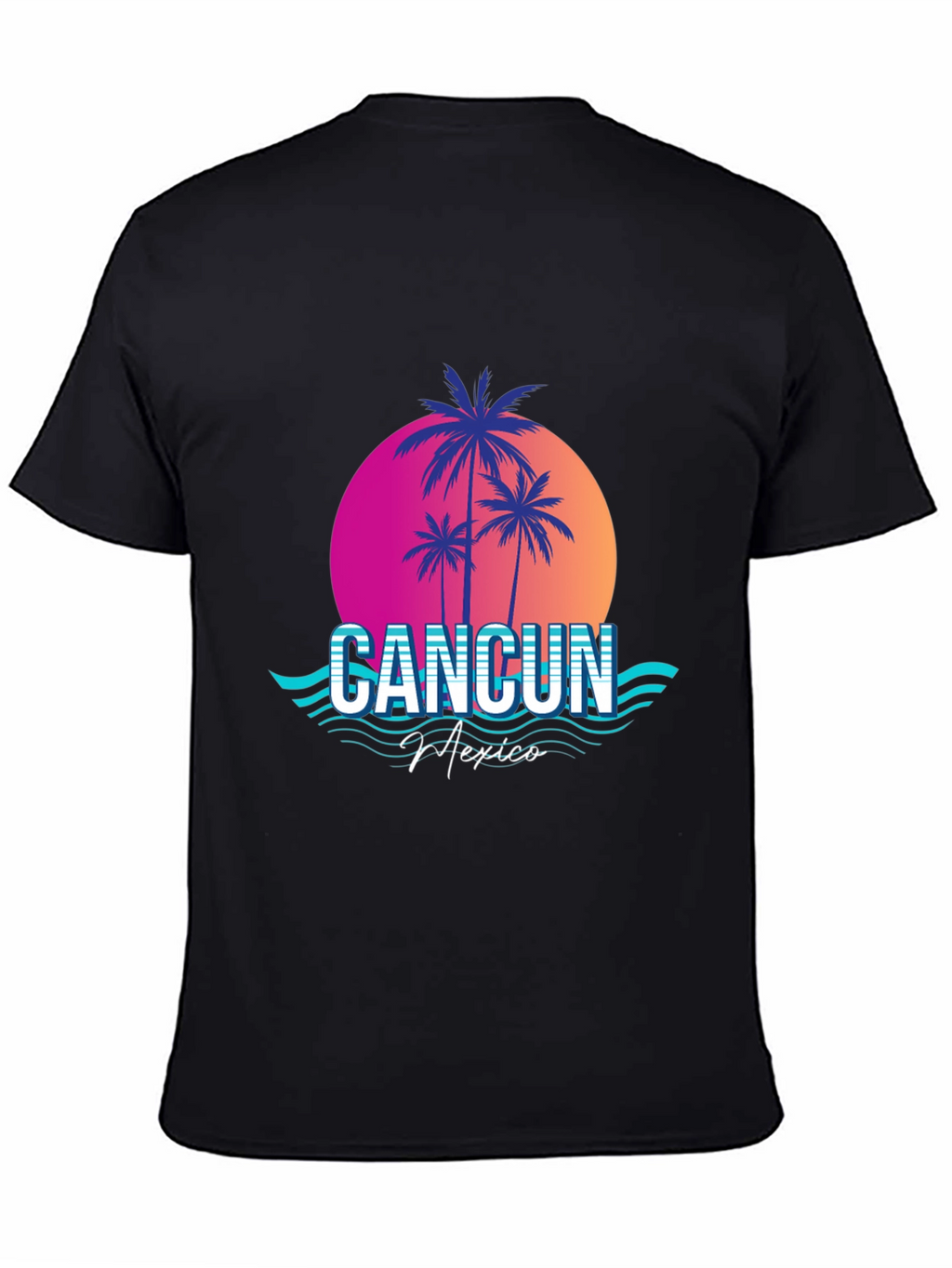 Cancun Mexico Retro Graphic Tee