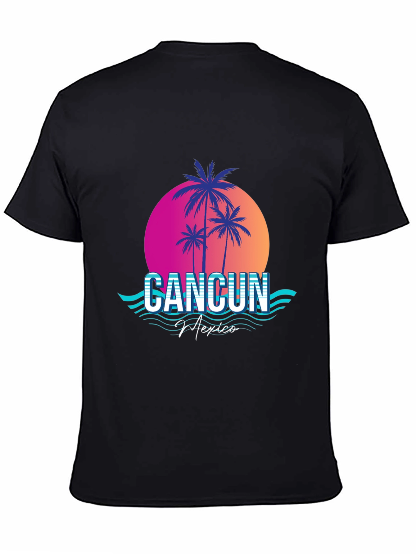 Cancun Mexico Retro Graphic Tee