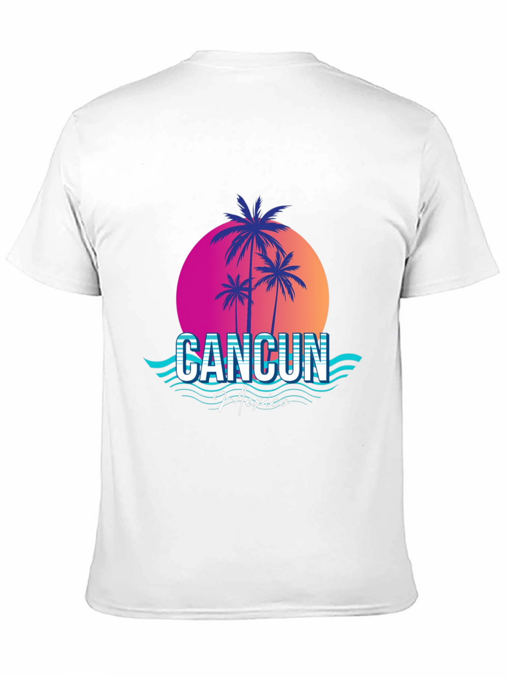 Cancun Mexico Retro Graphic Tee