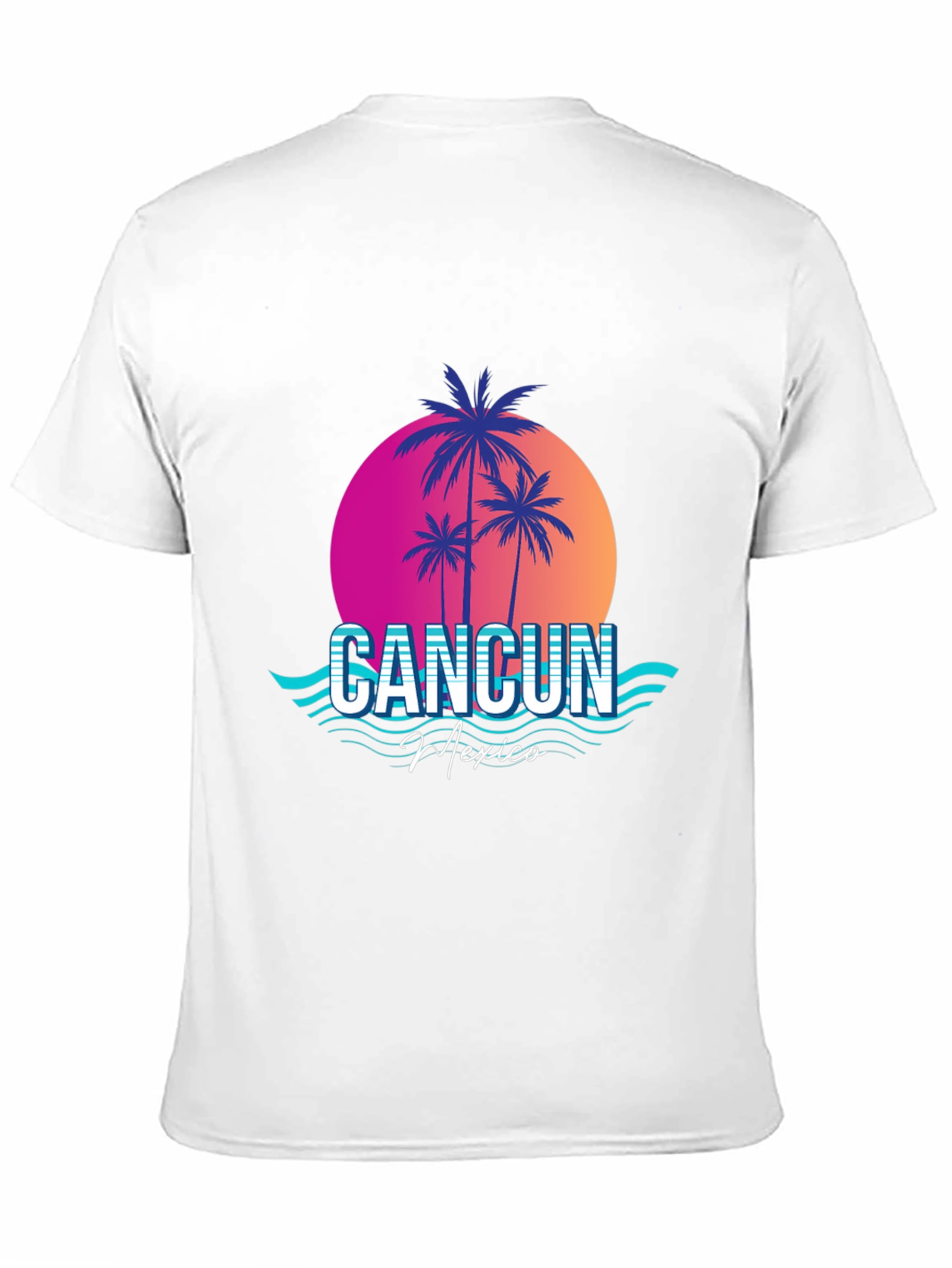Cancun Mexico Retro Graphic Tee