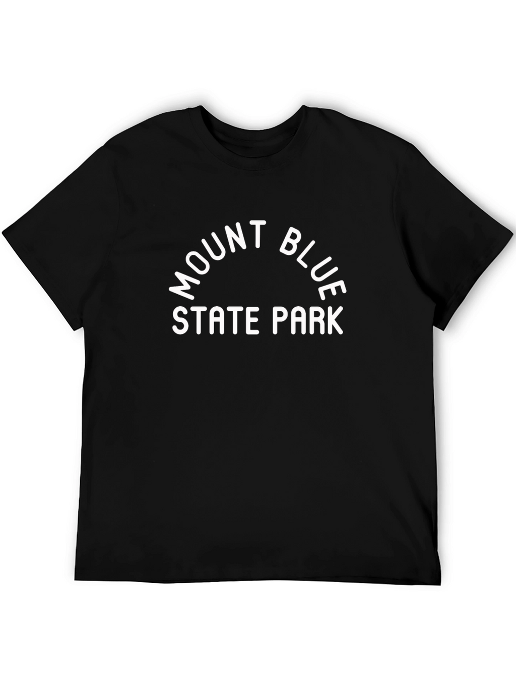 Mount Blue State Park Black T-Shirt