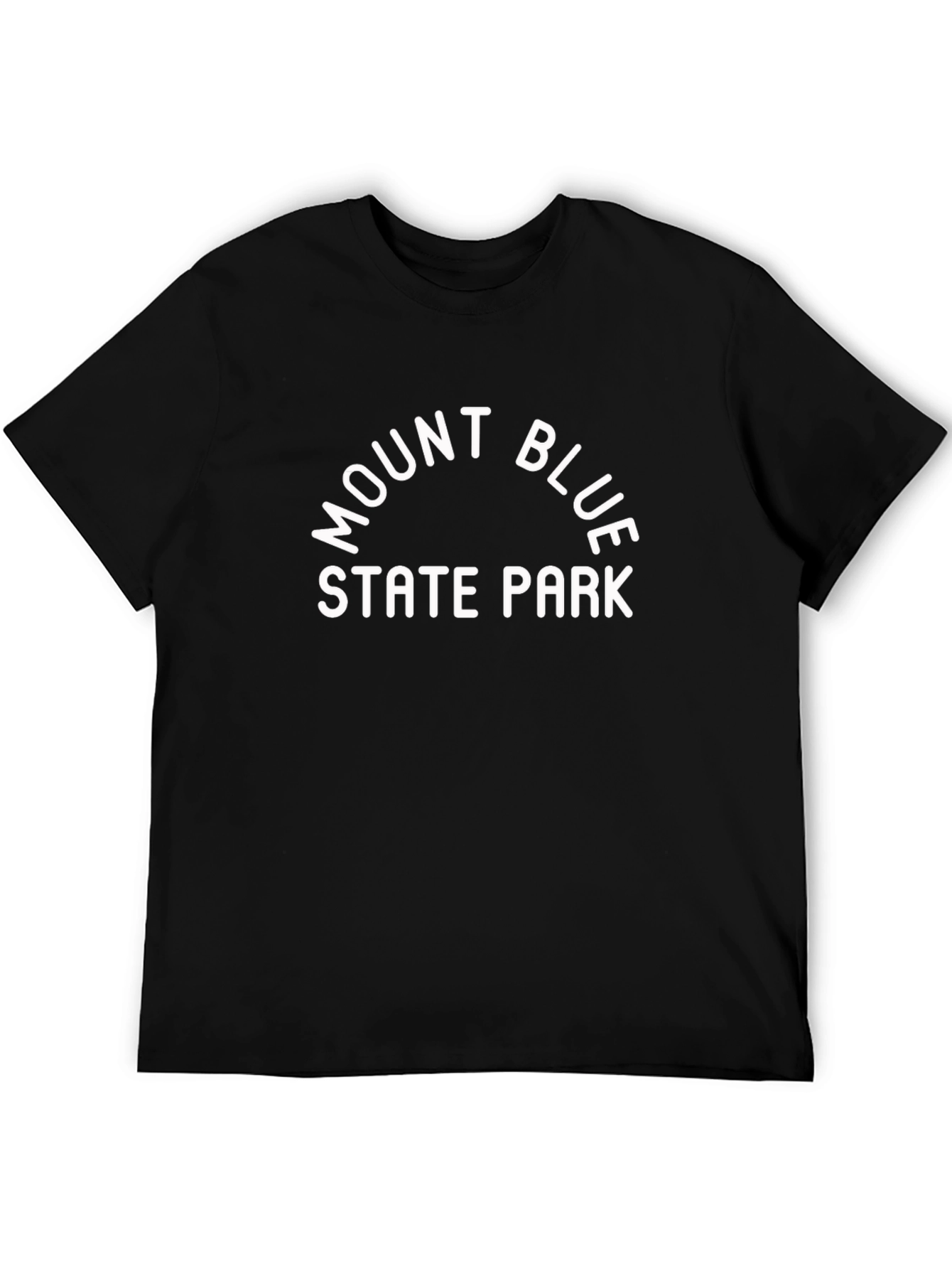 Mount Blue State Park Black T-Shirt