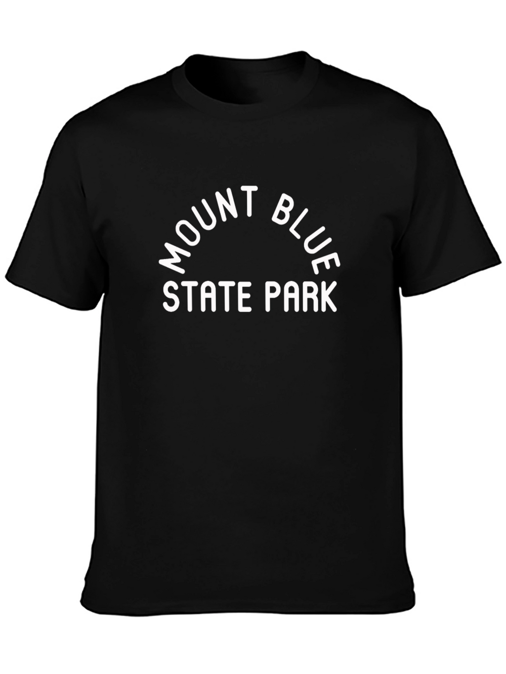 Mount Blue State Park Black T-Shirt