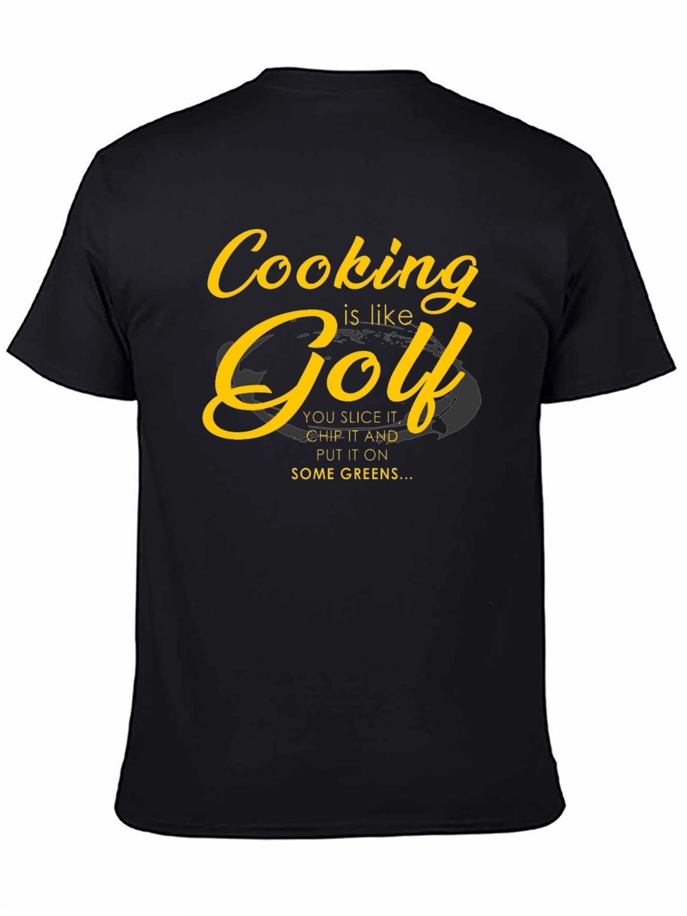 Cooking is Like Golf T-Shirt - Humorous Chef Tee