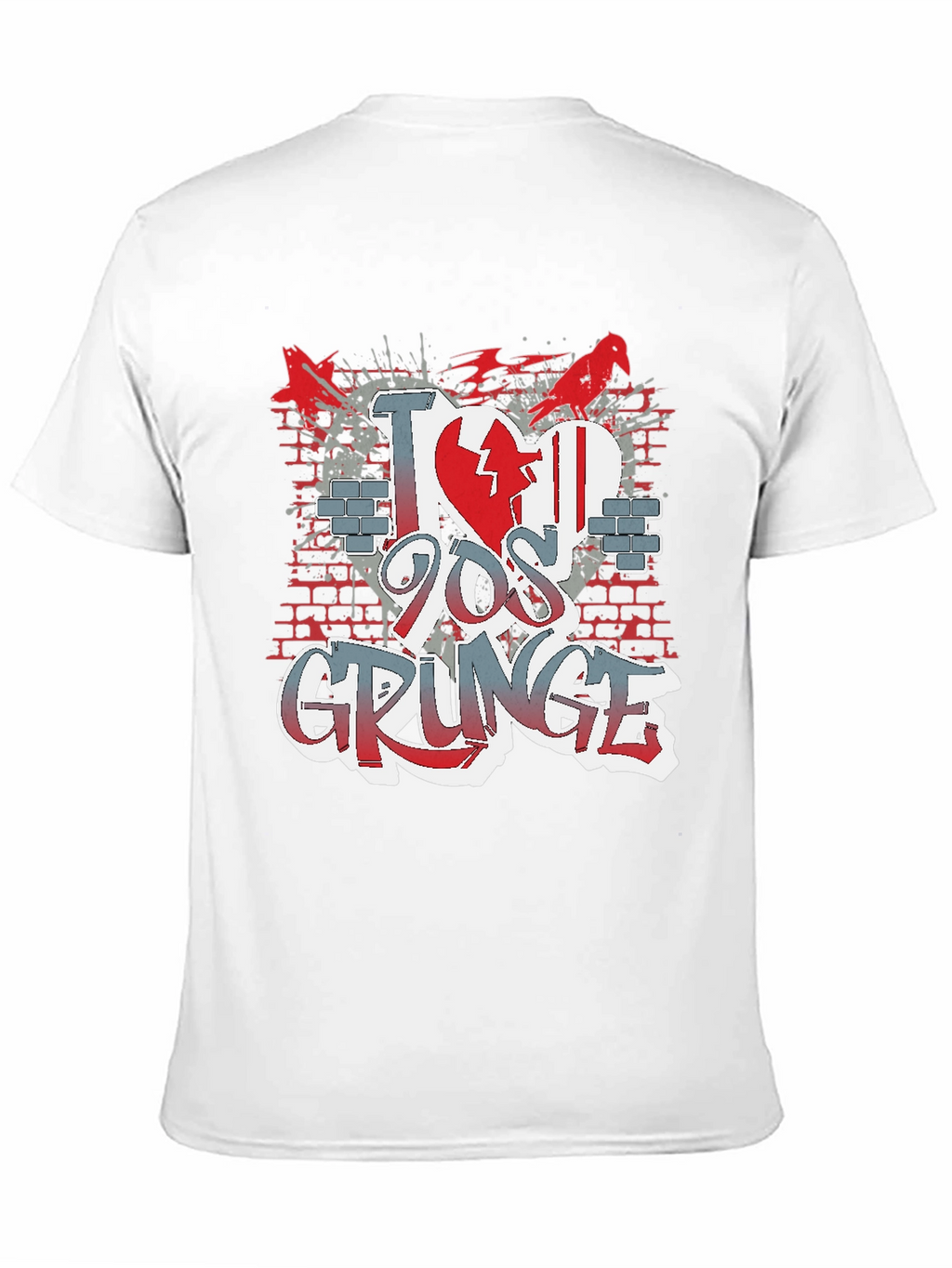 I Love 90s Grunge Graphic T-Shirt