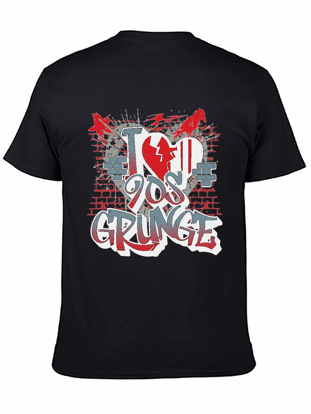 I Love 90s Grunge Graphic T-Shirt