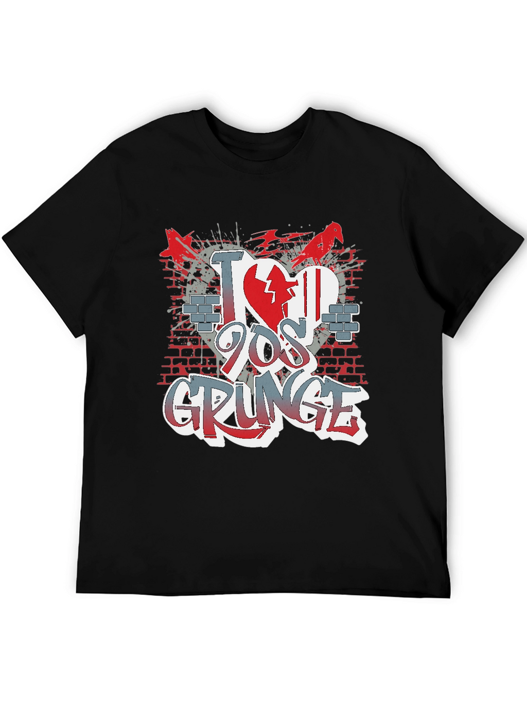 I Love 90s Grunge Graphic T-Shirt