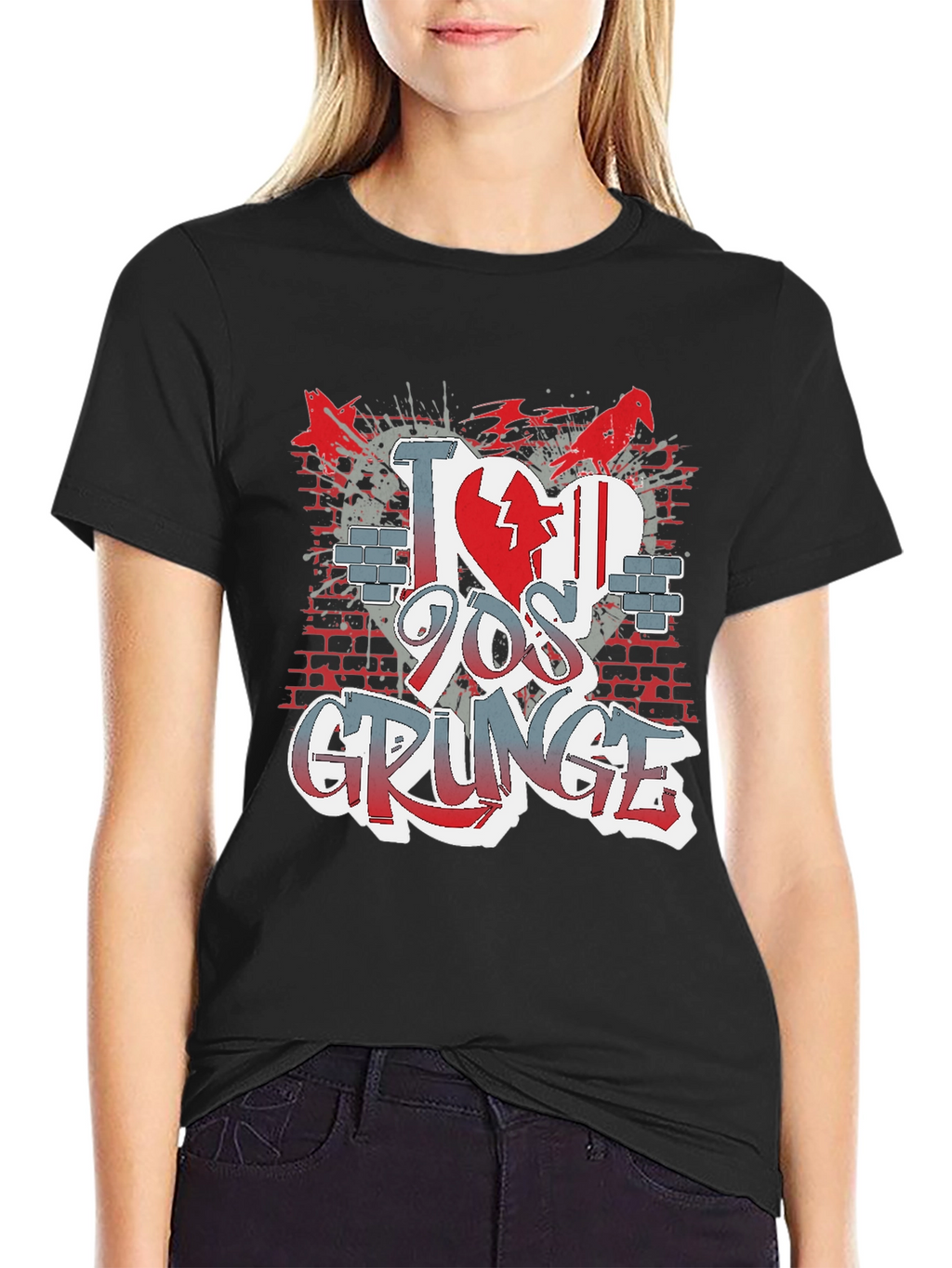 I Love 90s Grunge Graphic T-Shirt