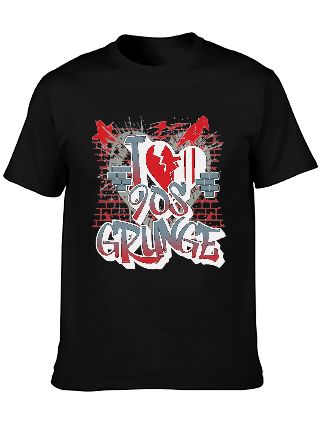 I Love 90s Grunge Graphic T-Shirt