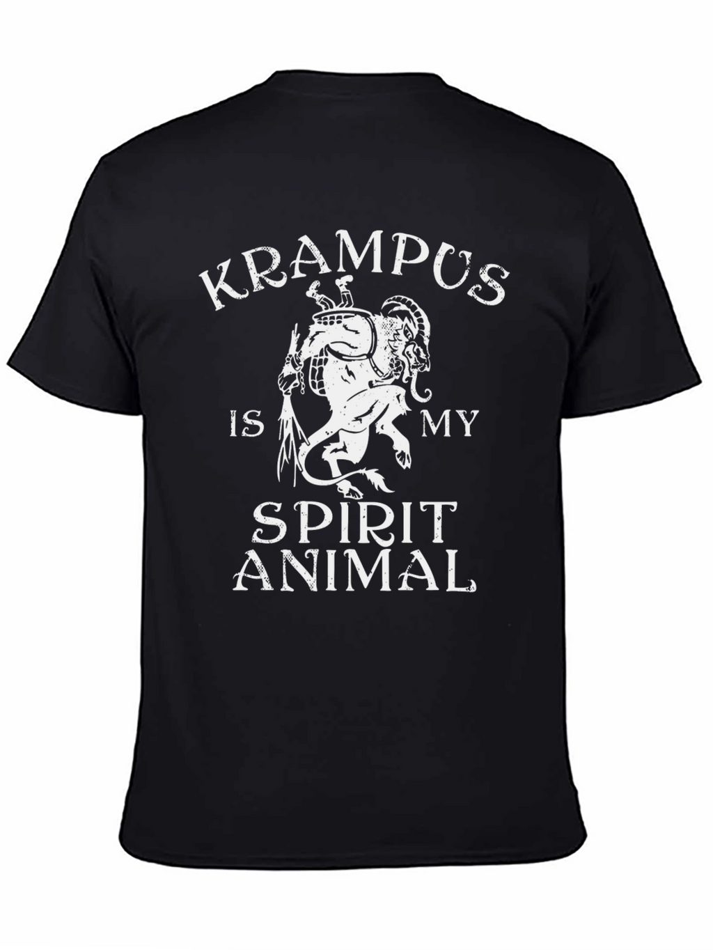 Krampus Spirit Animal Black T-Shirt