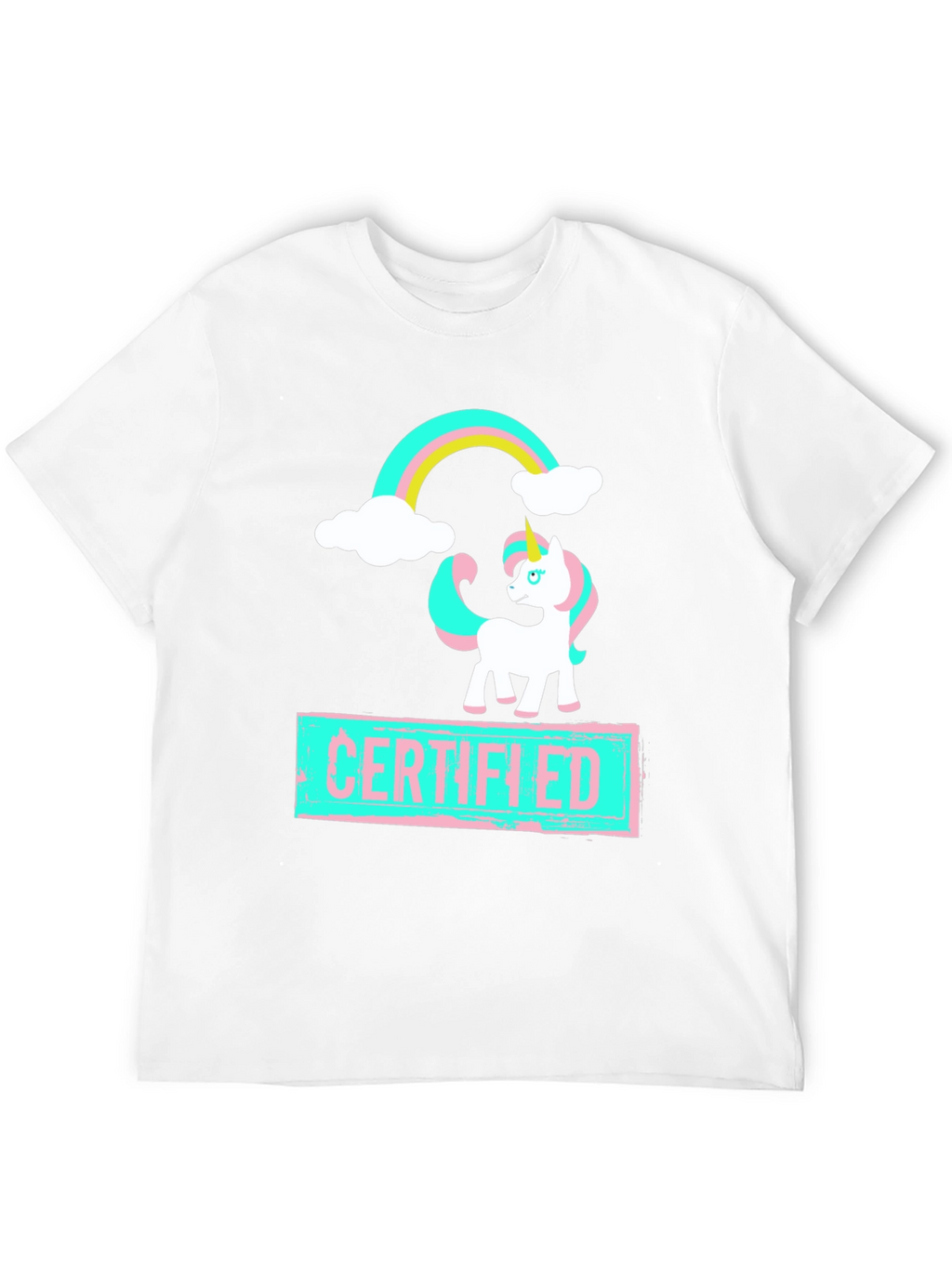Unicorn Certified T-Shirt Black Cotton