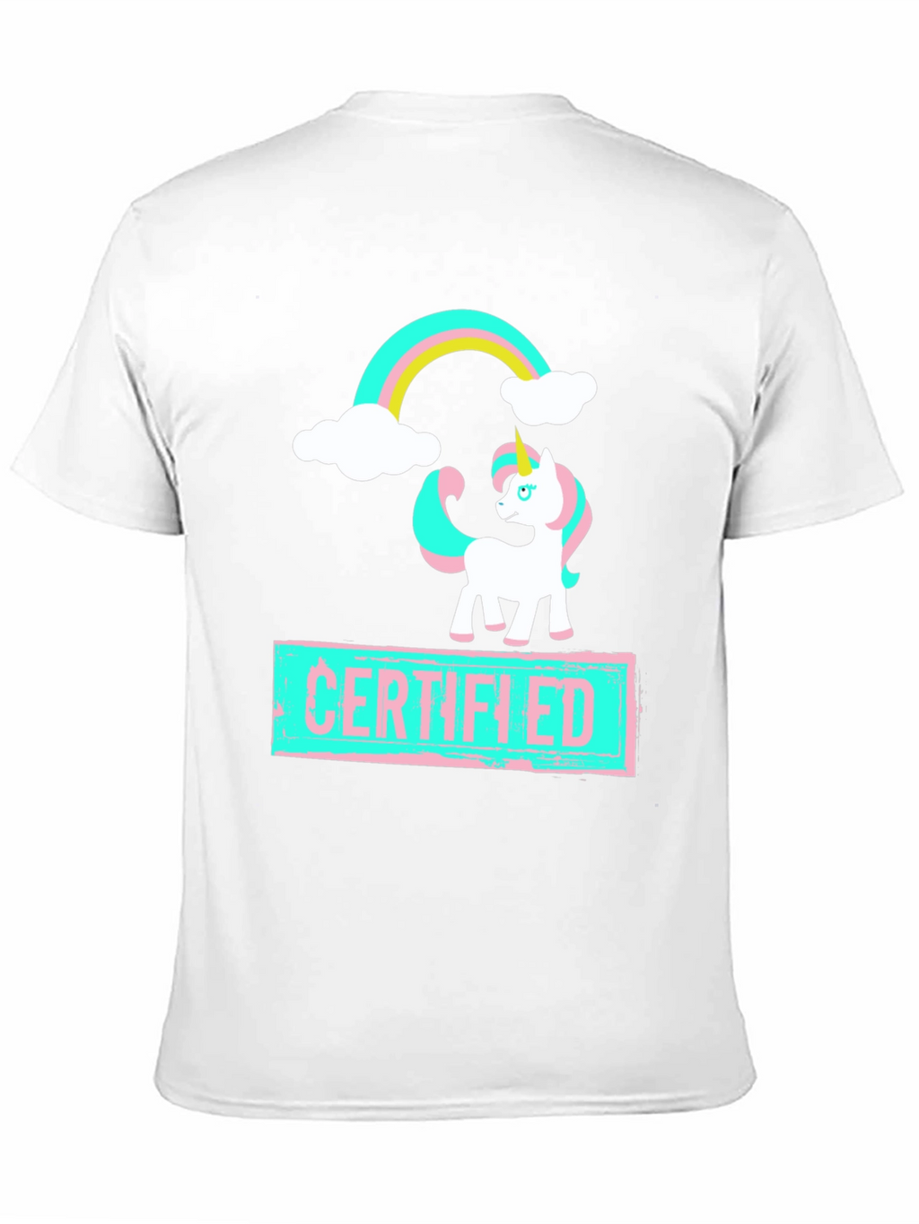 Unicorn Certified T-Shirt Black Cotton