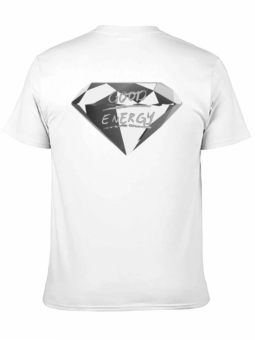 Good Energy Diamond Graphic Tee - Premium Black Shirt