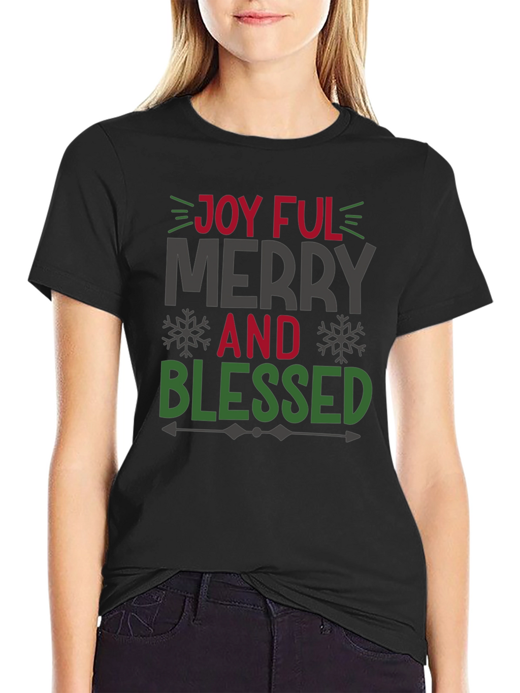 Joyful Merry and Blessed Holiday T-Shirt