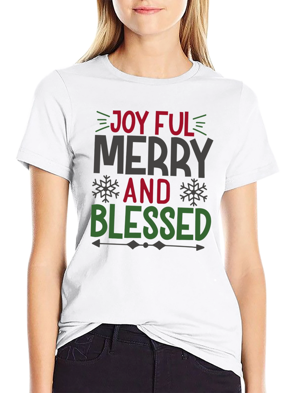 Joyful Merry and Blessed Holiday T-Shirt