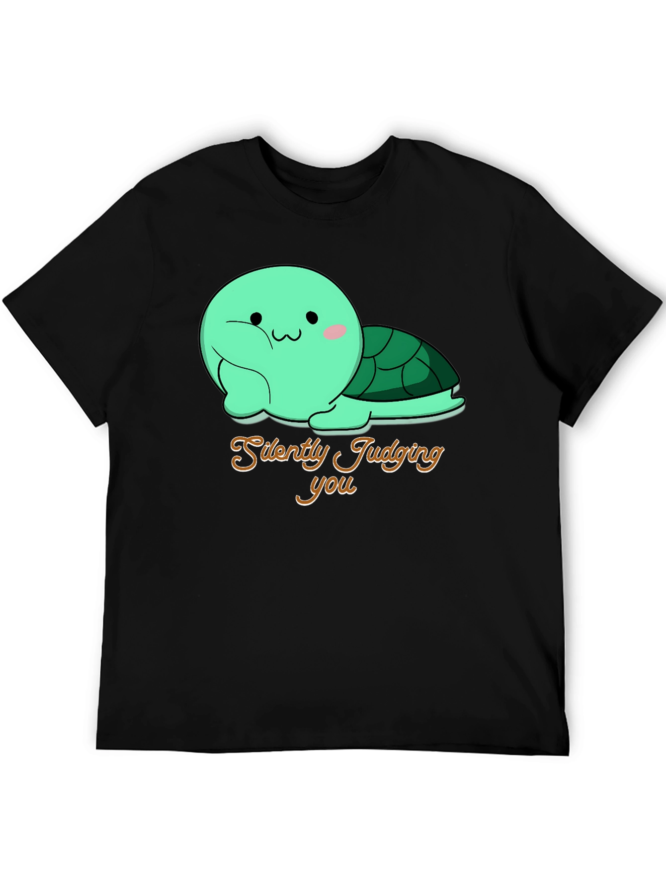 Silently Judging You Turtle Graphic Tee - Funny Unisex T-Shirt