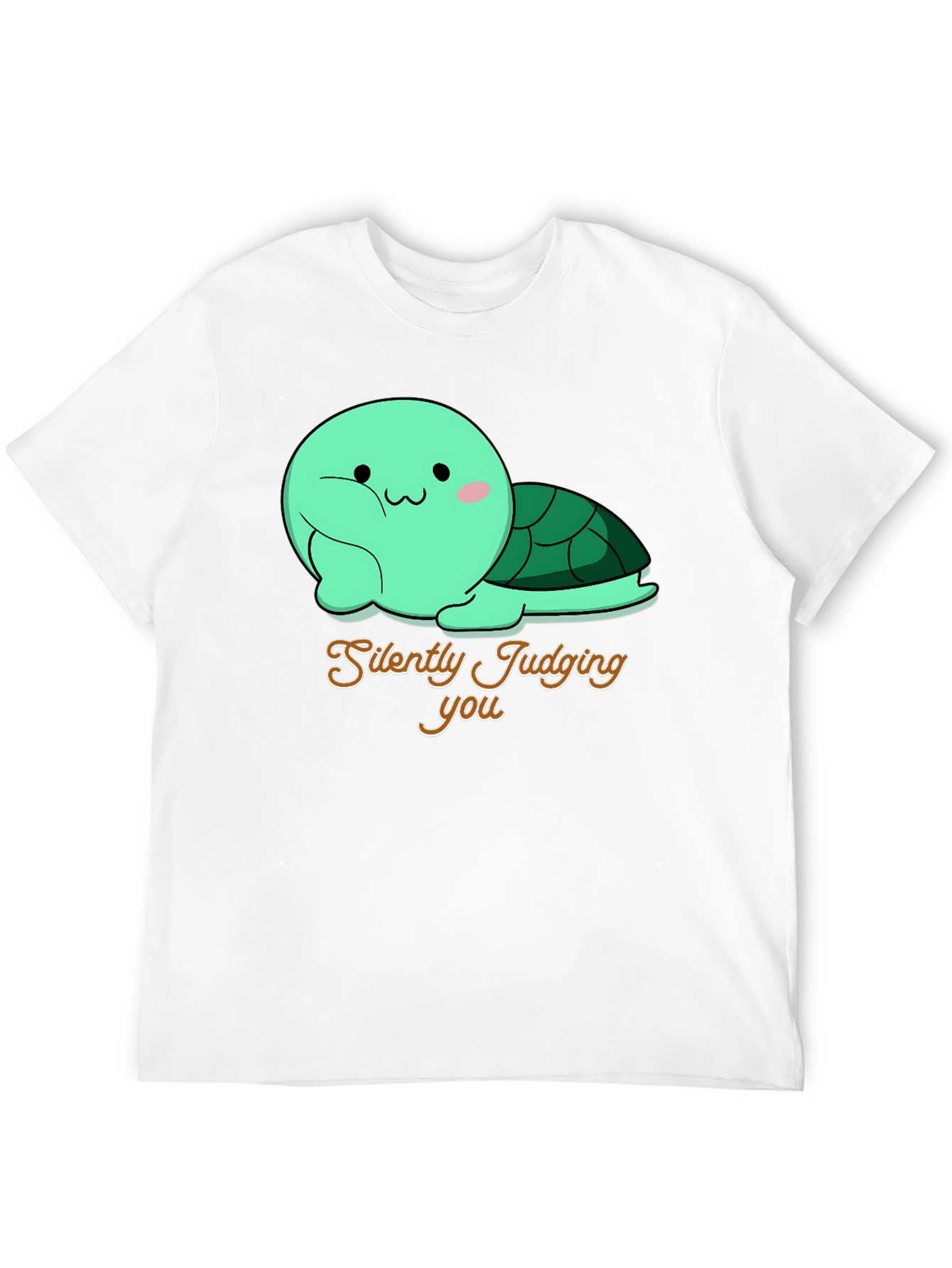 Silently Judging You Turtle Graphic Tee - Funny Unisex T-Shirt