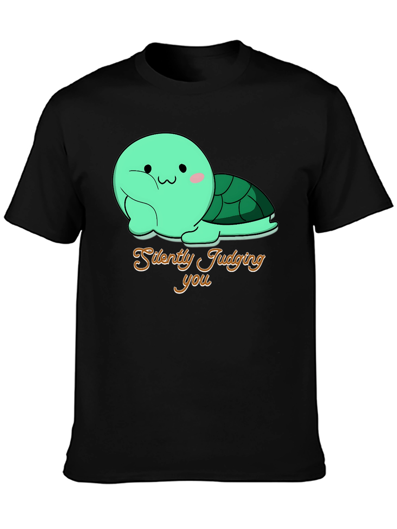 Silently Judging You Turtle Graphic Tee - Funny Unisex T-Shirt