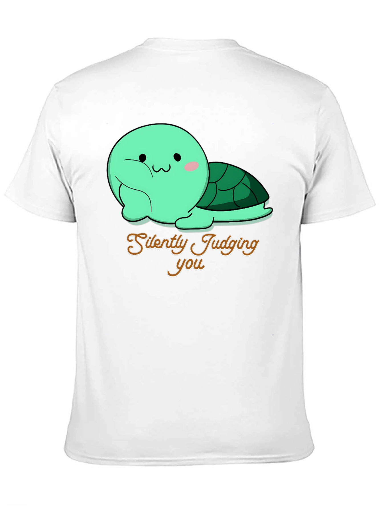 Silently Judging You Turtle Graphic Tee - Funny Unisex T-Shirt