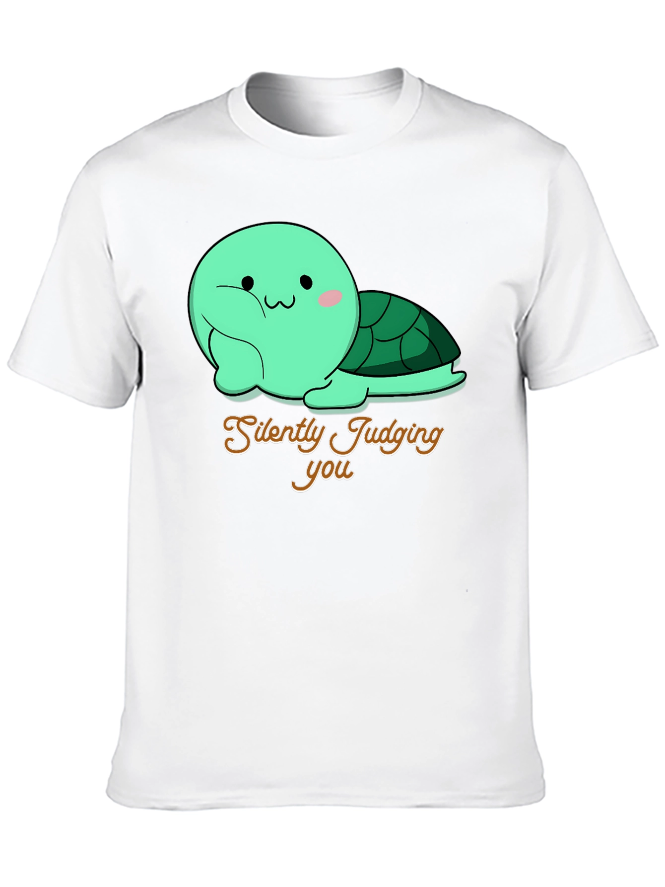 Silently Judging You Turtle Graphic Tee - Funny Unisex T-Shirt