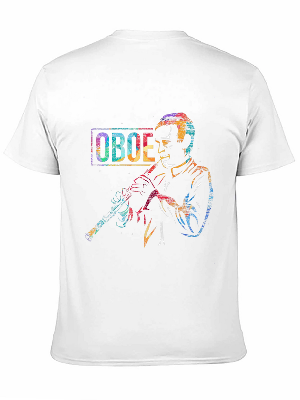 Oboe Player Graphic T-Shirt - Musician Tee
