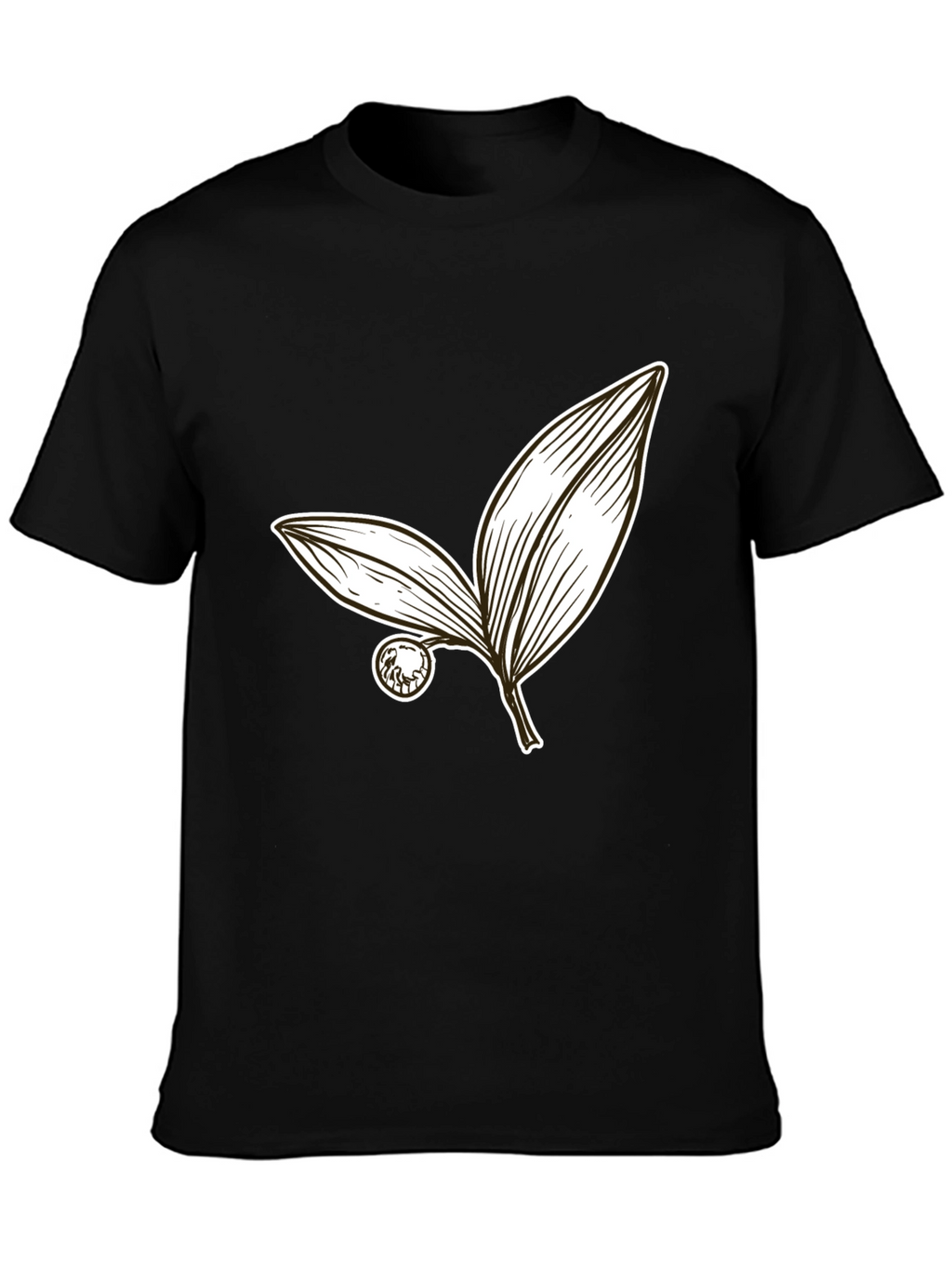 Botanical Leaf Graphic Tee - Stylish Casual Wear