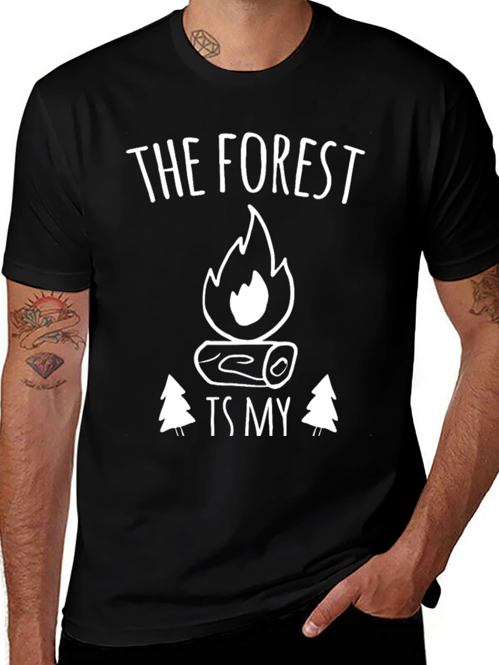 The Forest Is My Campfire Tee
