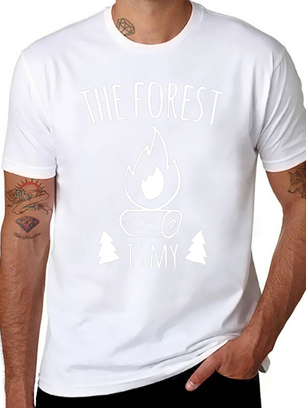 The Forest Is My Campfire Tee