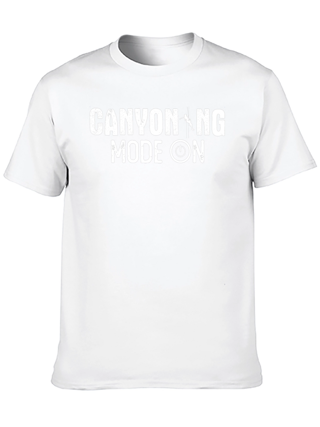 Canyoning Mode ON Black Graphic T-Shirt