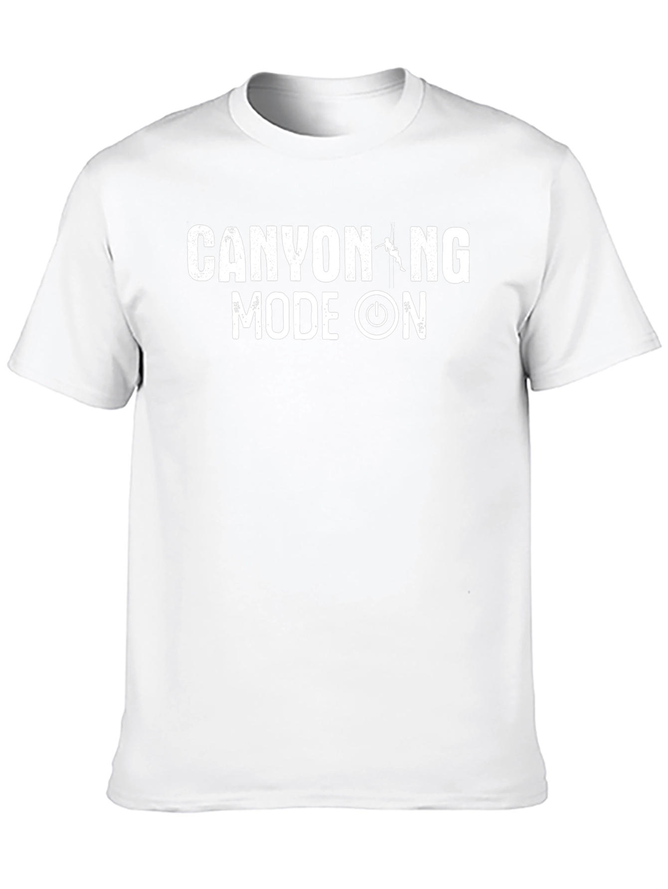 Canyoning Mode ON Black Graphic T-Shirt