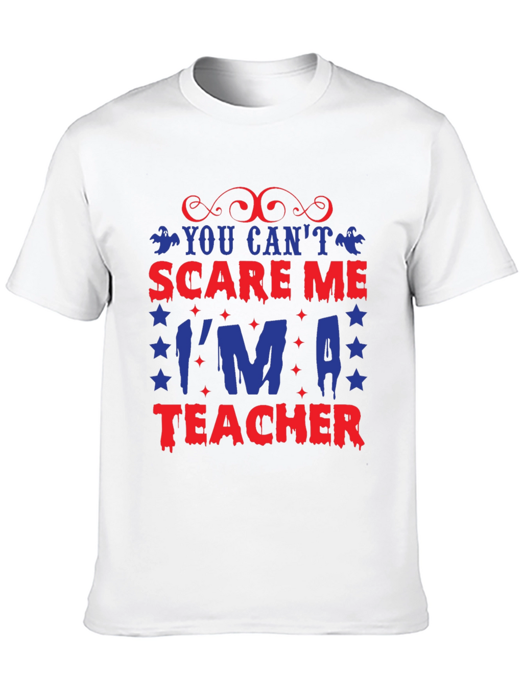Scare Me Teacher Graphic Tee - Halloween T-Shirt