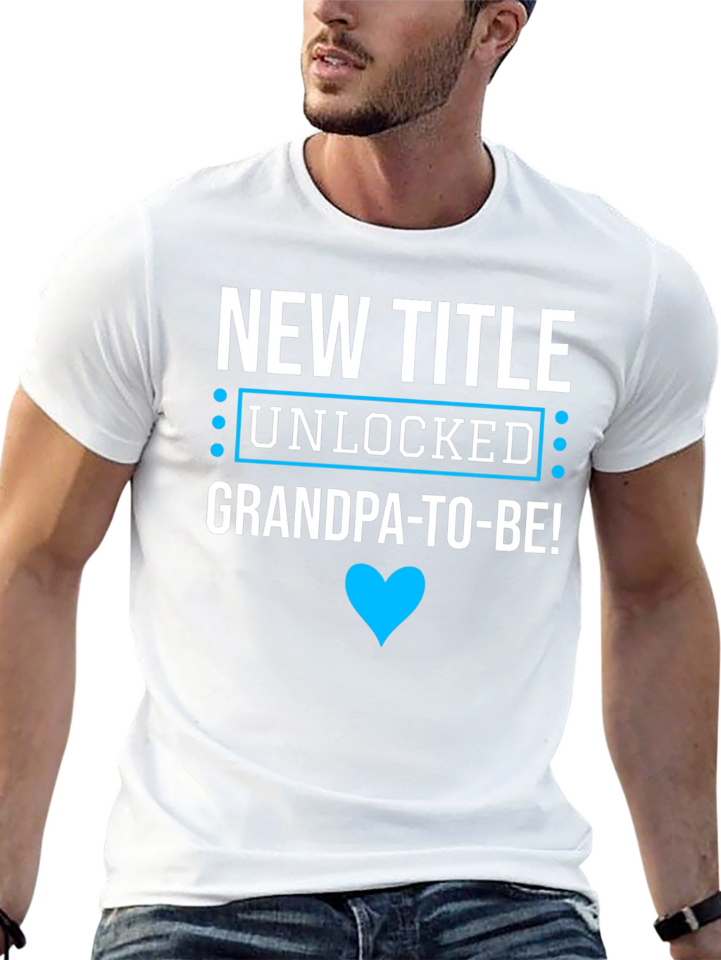 New Title Unlocked Grandpa-To-Be! T-Shirt