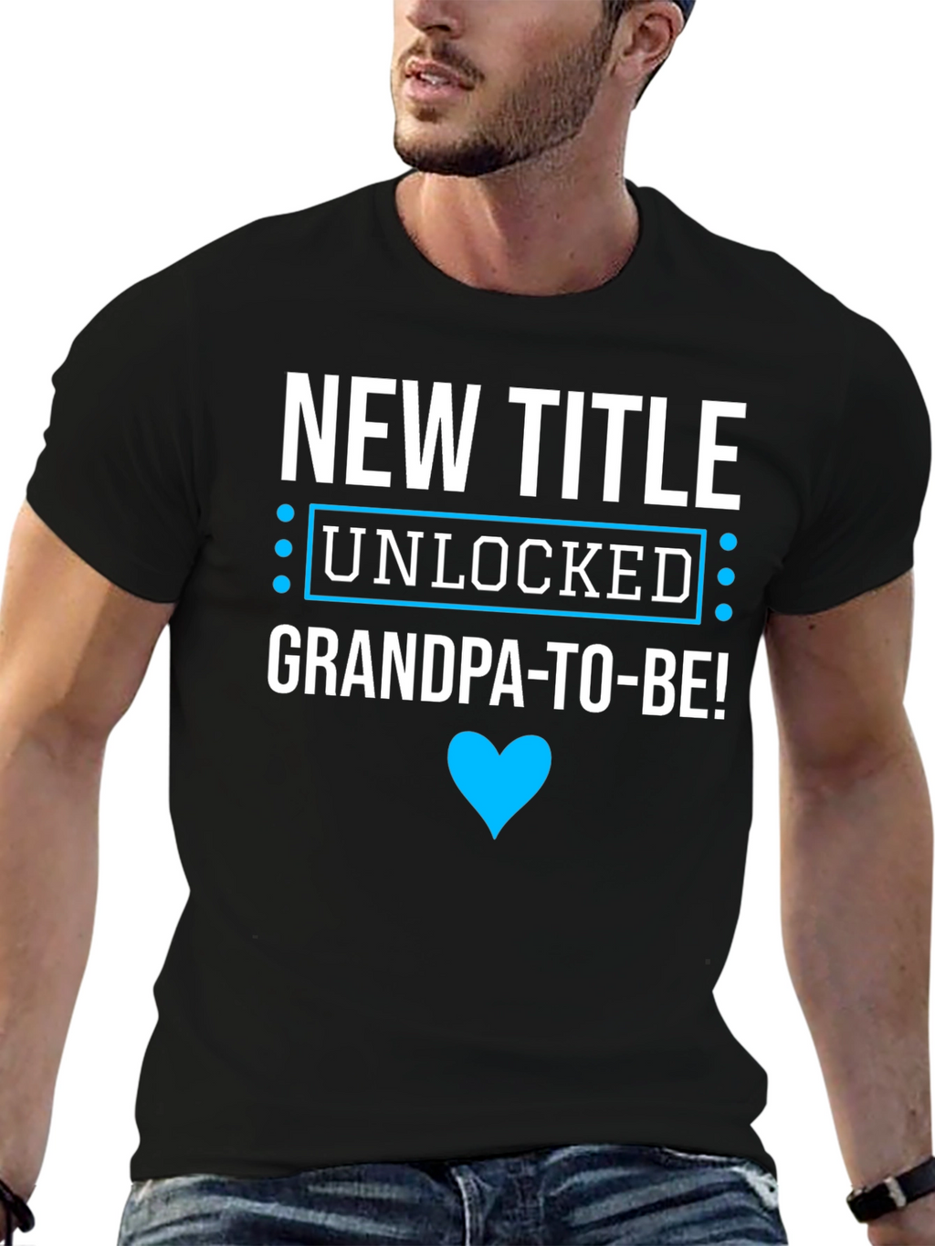 New Title Unlocked Grandpa-To-Be! T-Shirt
